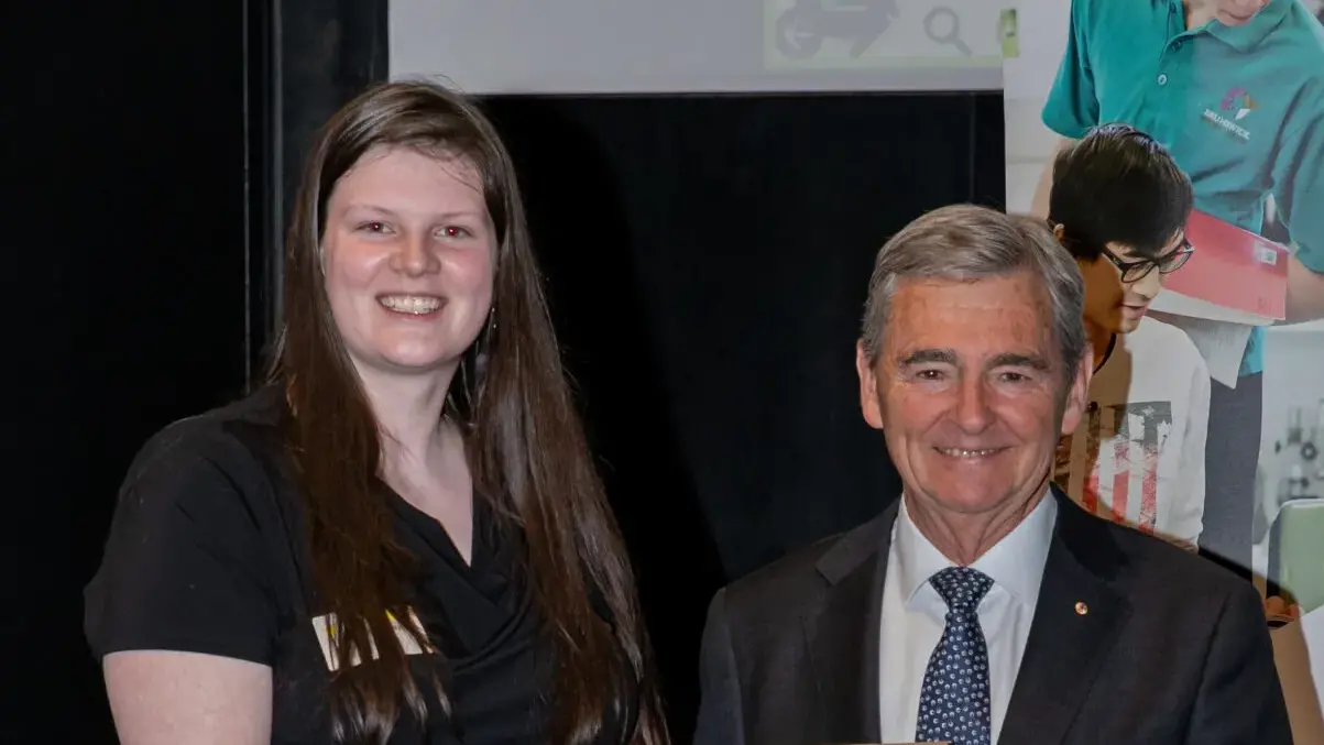 Aleeta recognised for her In2Science mentoring efforts