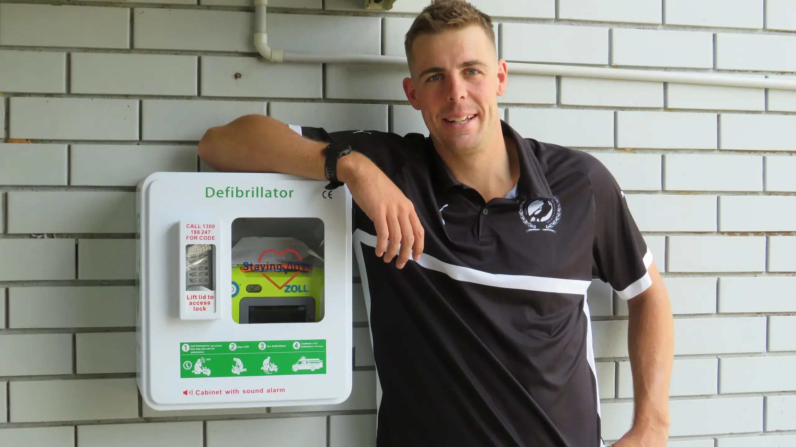Magpies' defib available to assist all
