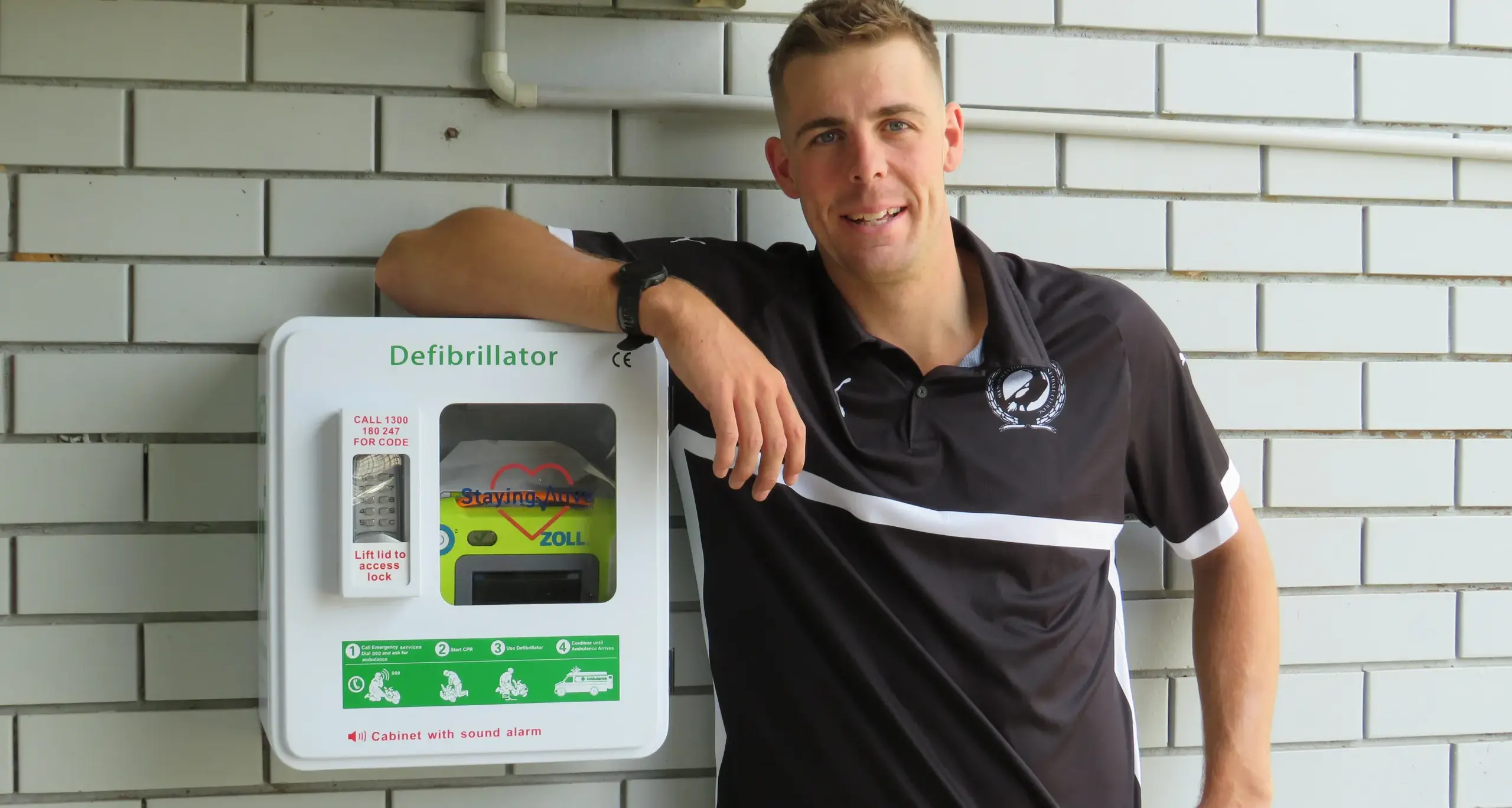 Magpies' defib available to assist all
