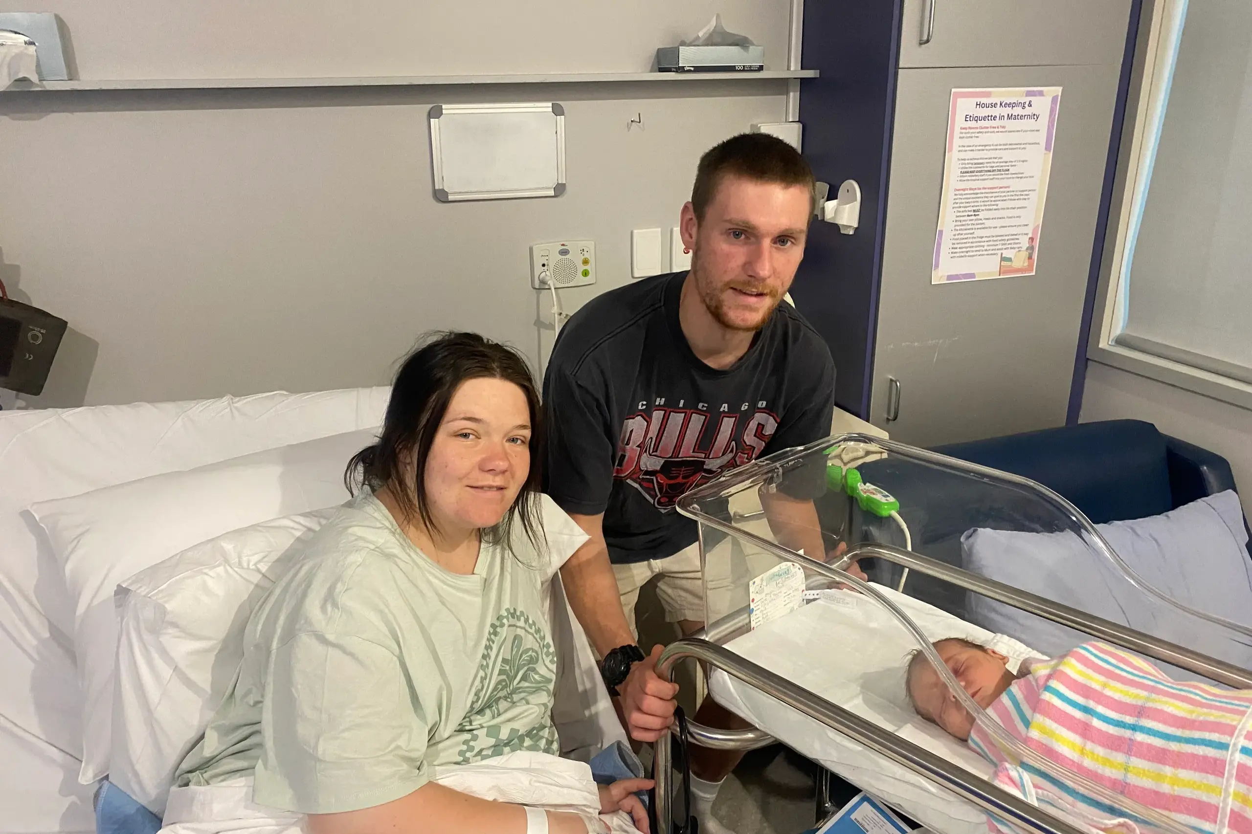 <p>NEW YEAR MIRACLE: Chloe Hudson and Tommy Wats of Berrigan welcomed their son Grayson Jacob Hudson-Wats on New Year\\'s Day. PHOTO: Jordan Duursma </p>\\n