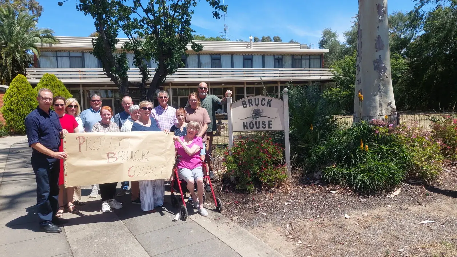 Protesters file protection order, pausing demolition