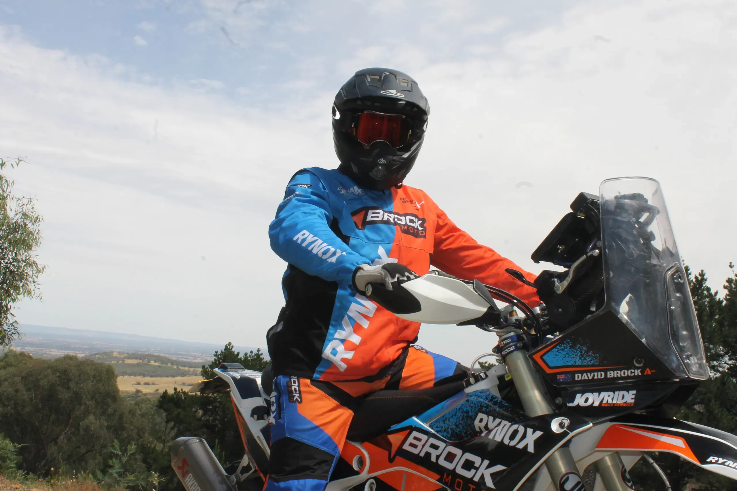 <p>BACK ON THE BIKE: David Brock has had his mental and physical resolve tested as he reaches the final stretch of the Dakar Rally.</p>\\n