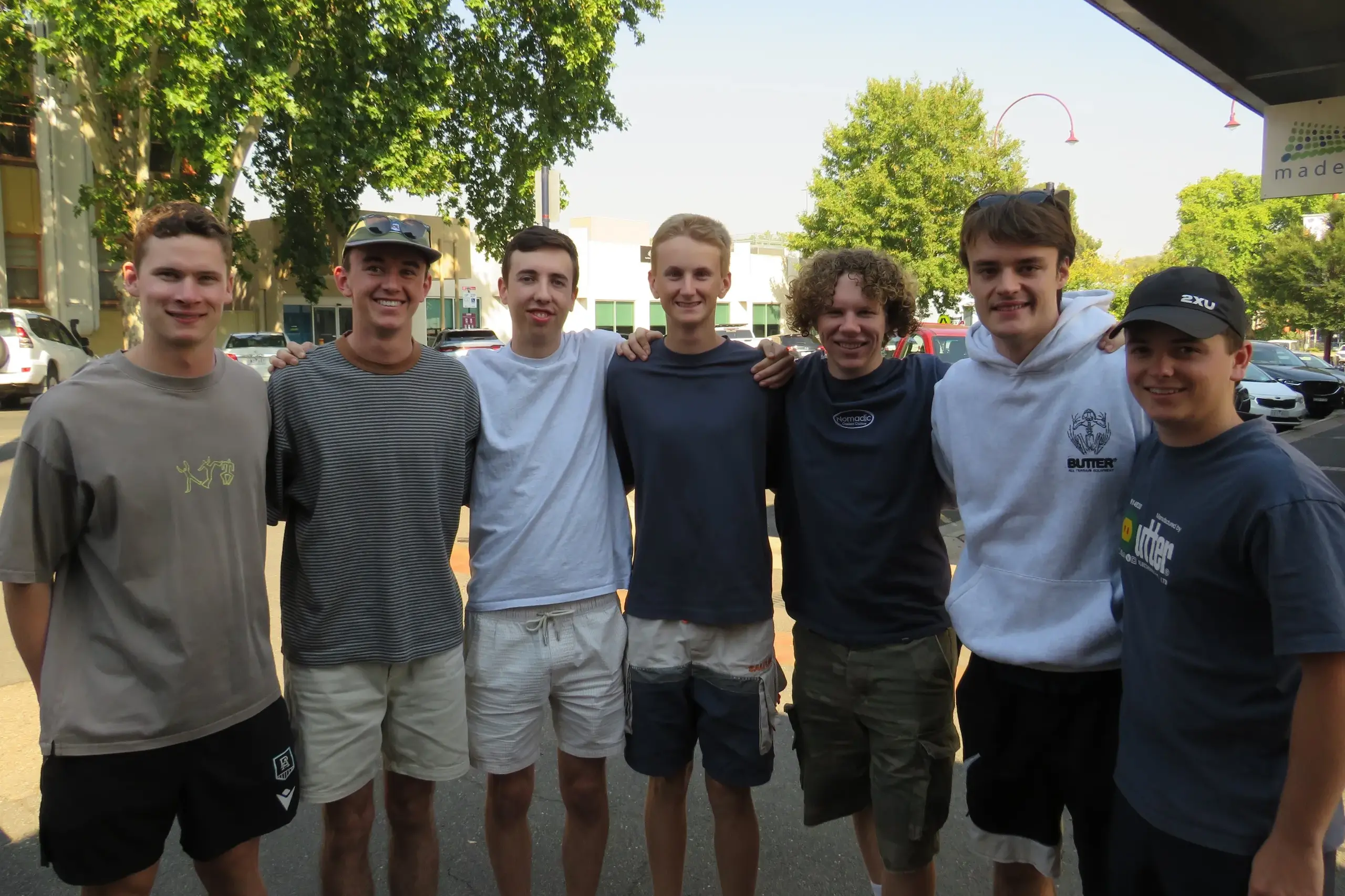 <p>NEW YEAR, NEW START: Declan O\\'Sullivan, Selby Doyle, Tyler Penny, Henry Dean, Cashen Monk, Wil Mason and Hamish Lewis caught up for coffee this week, with their future plans for university and an ADF gap year no doubt included in the conversation. PHOTO: Simone Kerwin</p>\\n