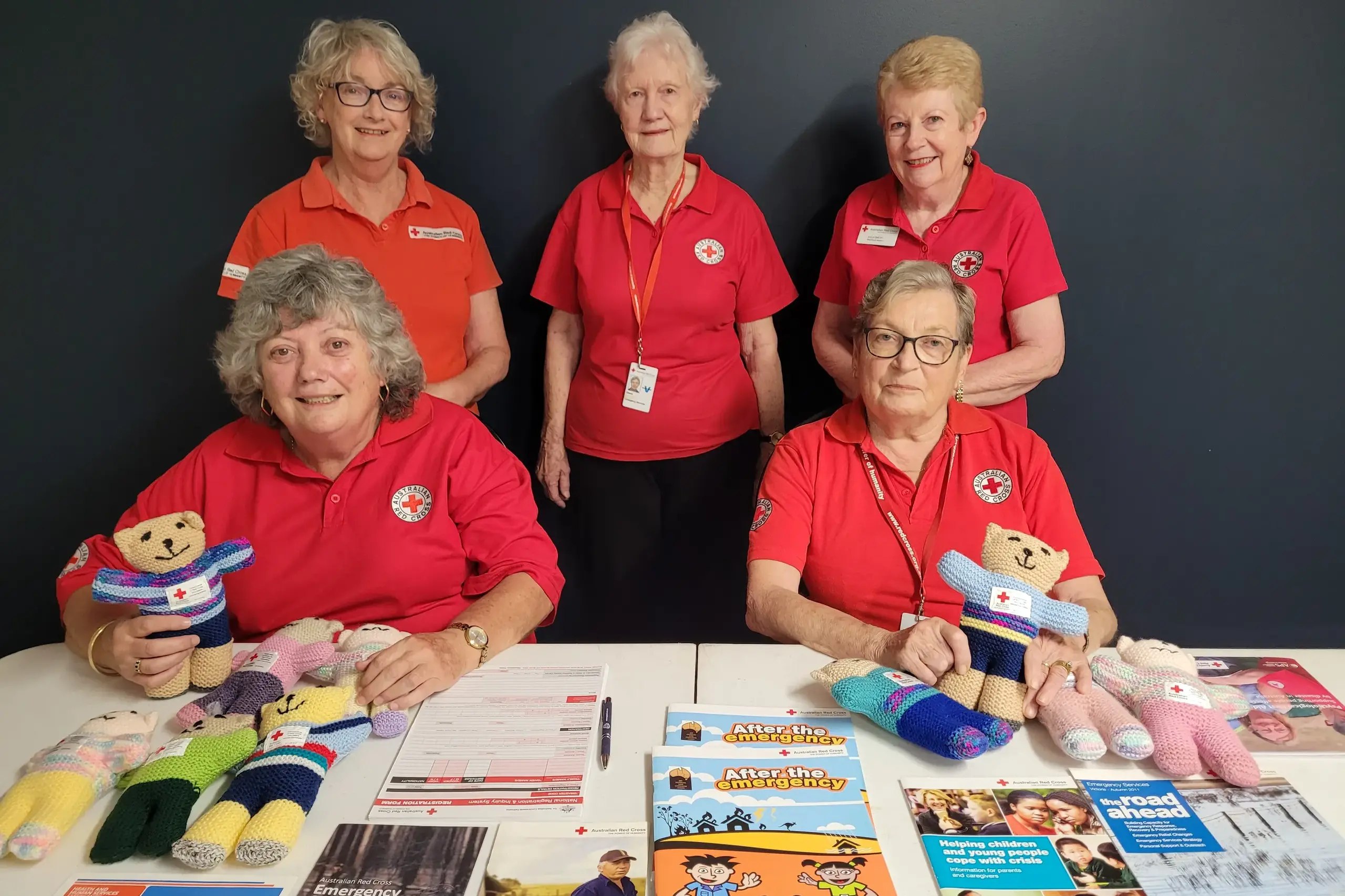 Local Red Cross trained volunteers give support during bushfires