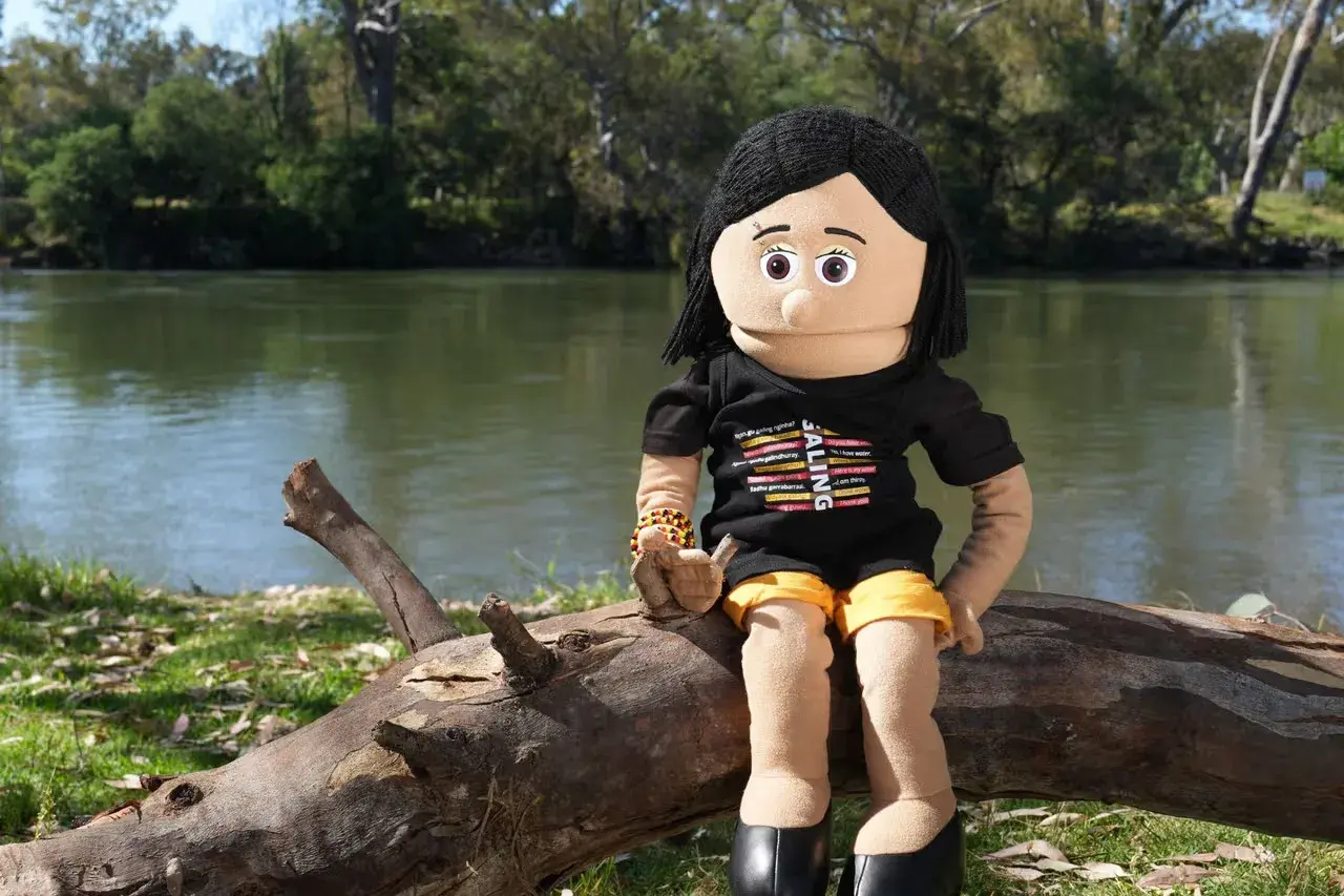 <p>STORY TELLING: As part of Ruth Davys: Yamandhu wudhagarbinya?, young audiences will be guided by Little Ruthie, a puppet who has fun on Country and loves to watch birds, native animals and explore the river and grasslands. PHOTO: Jacqui Schulz</p>\\n