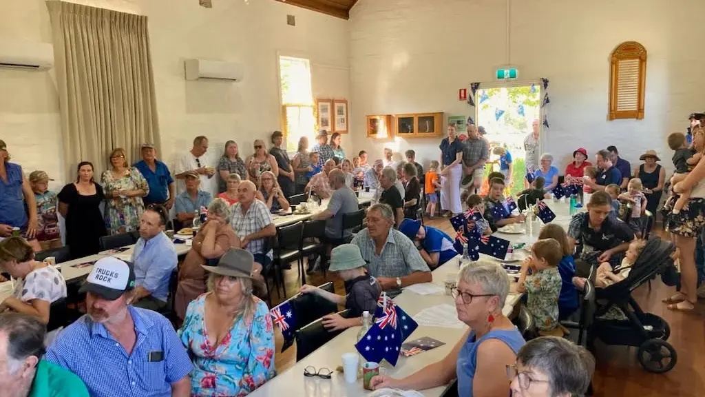 Everton Public Hall packed for Australia Day celebrations