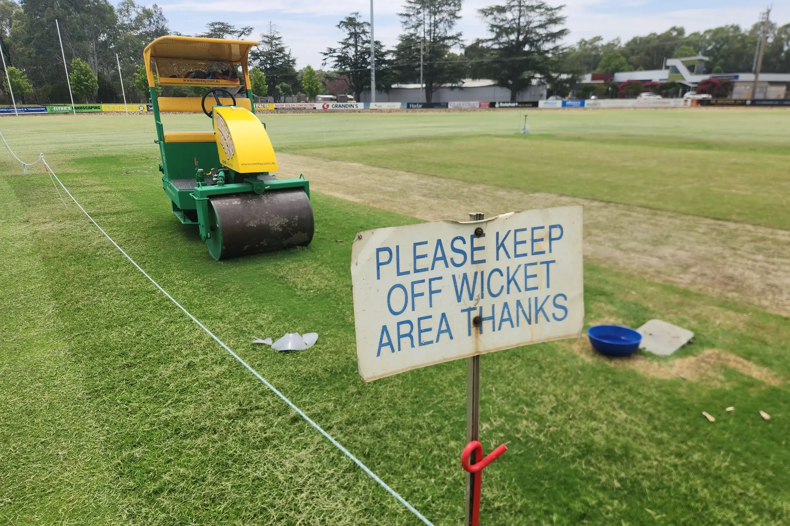 Man, it’s a hot one for cricket