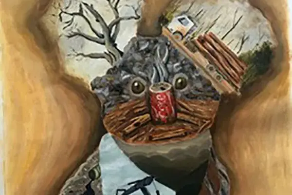 <p>STUDENT PERSPECTIVE: Among the featured artworks are Penny WHITELEY, Sacred Heart College, Yarrawonga, Choices - Desolation 2025, acrylic on paper, 40 x 50 cm.</p>\\n