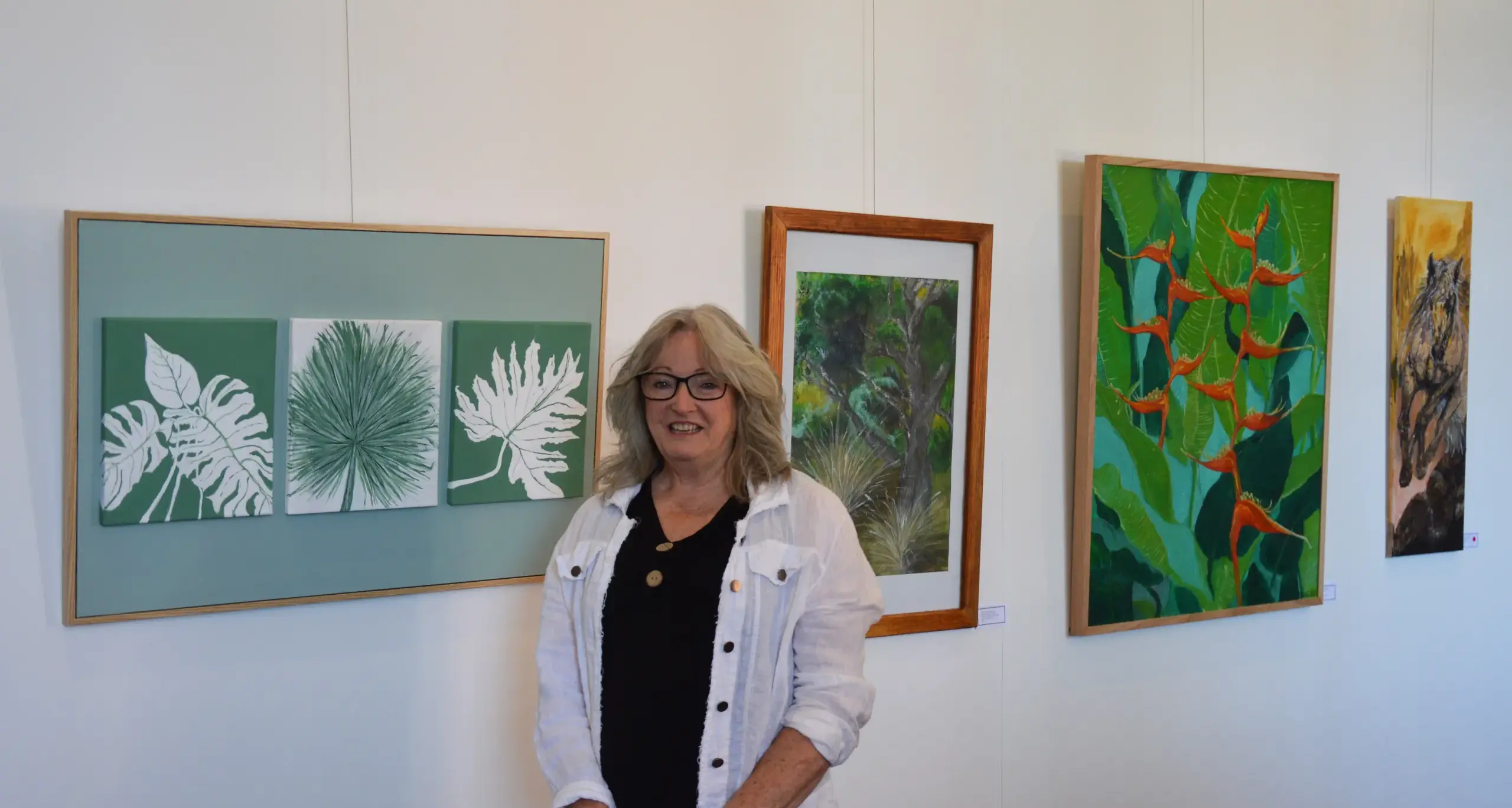 Wonder at the works created on Kristine's art journey