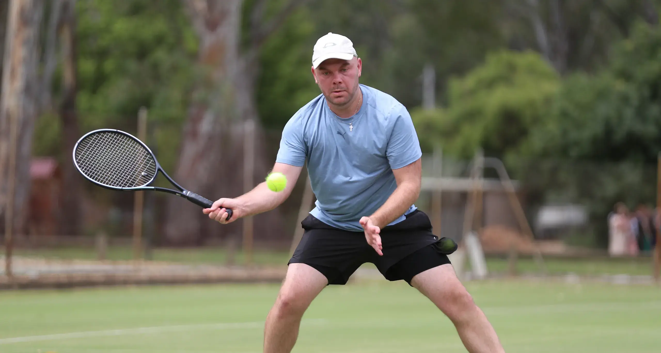 Low-key round of aggregate tennis