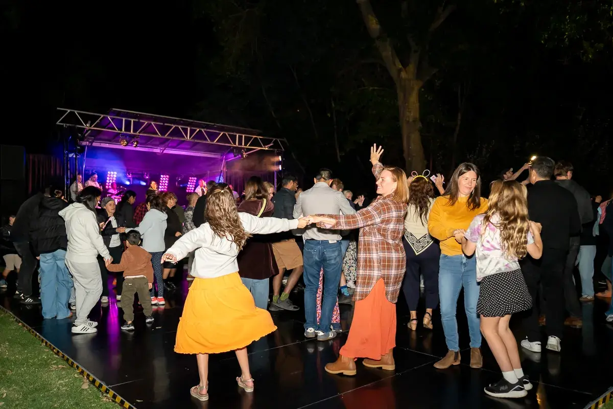 <p>MAGIC NIGHT: Enjoy an unforgettable evening of music and dance under the stars when the Rural City of Wangaratta presents the spectacular Outdoor Ball in Merriwa Park on Saturday, 14 February from 6pm to 10pm. Melbourne band Fiesta Central, featuring musicians from Colombia, Chile and Melbourne, will have everyone on the dancefloor with their Colombian Salsa music and hypnotic Cumbia beats, infused with jazz and tropical style. Bring family and friends and have a picnic, or purchase refreshments from more than 10 on-site vendors showcasing their delicious food, local beers and wine. The Outdoor Ball is a licensed event (no BYO alcohol or glass permitted) and entry is free for everyone, but premium tables in prime viewing areas for up to 10 guests are also available to reserve for $100 for those wanting to elevate their experience, available at https://events.humanitix.com/2026-wangaratta-outdoor-ball-table-bookings. It promises to be magic way for the community to celebrate Valentine\\'s Day in 2026. PHOTO: Orchard Media</p>\\n