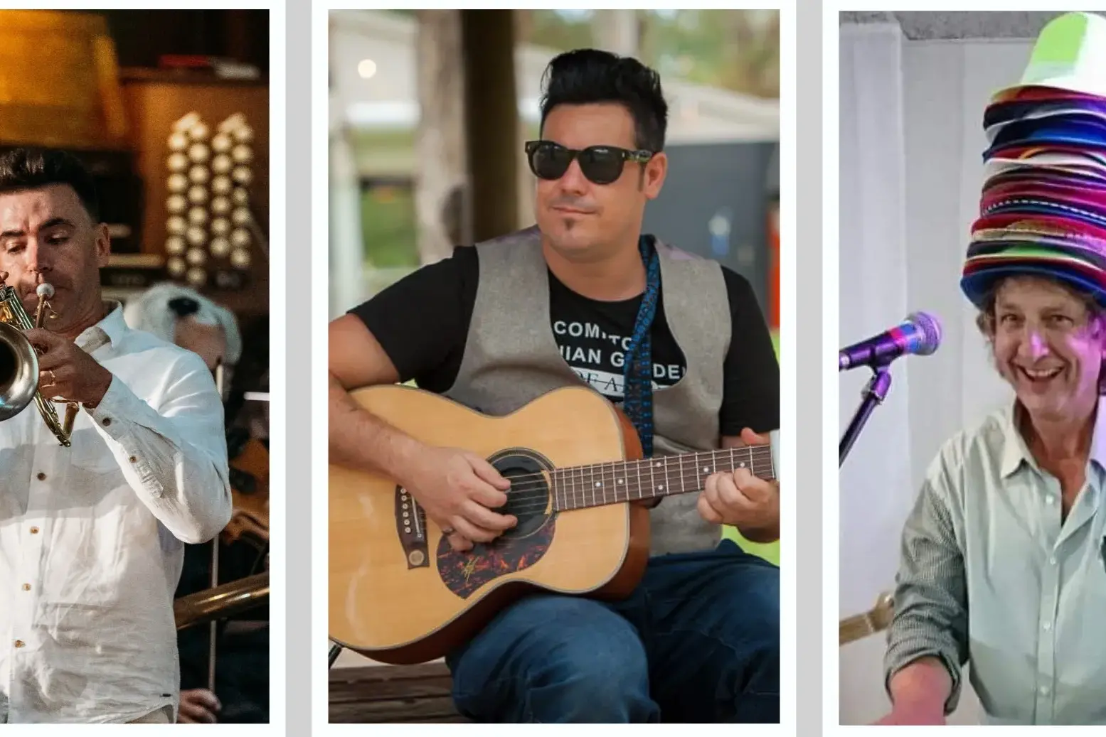 <p>MUSIC TO OUR EARS: Ben Thomas, Daine Runnalls and Alistair McLean will bring a whole lot of good fun as The River Rats at the Wangaratta Turf Club on 28 February. </p>\\n