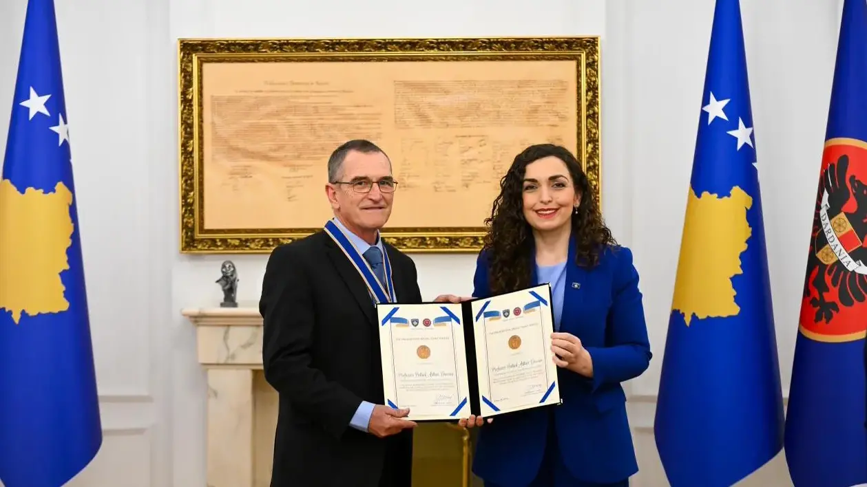 Paddy awarded Kosovo’s highest humanitarian honour for his help