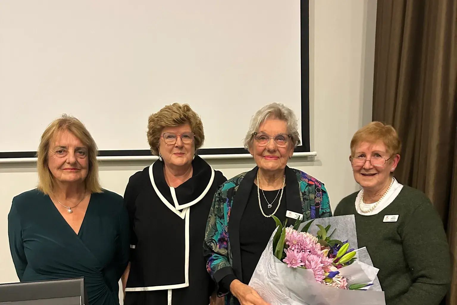 <p>TIMELY RECOGNITION: Woman of the Year 2025 winner Kerrith Bell with Zonta members Elizabeth Wilson, Alison Grant and Lorna Williamson at last year\\'s awards.</p>\\n