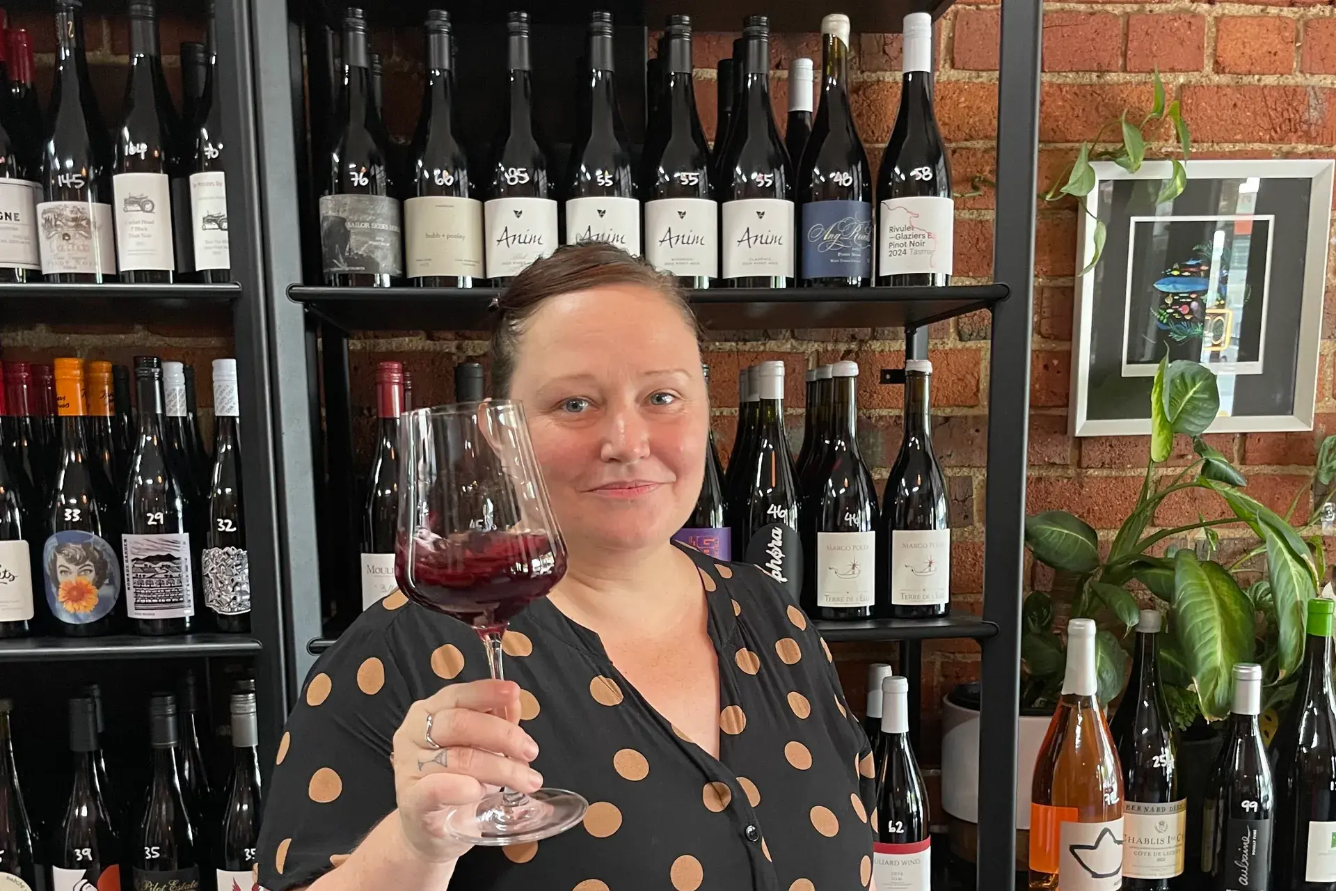 <p>SHARING THE JOY: Bonnie from VIN et al in Wangaratta believes when people choose to shop at her  retail wine store, they\\u2019re supporting families, growers and small businesses</p>\\n