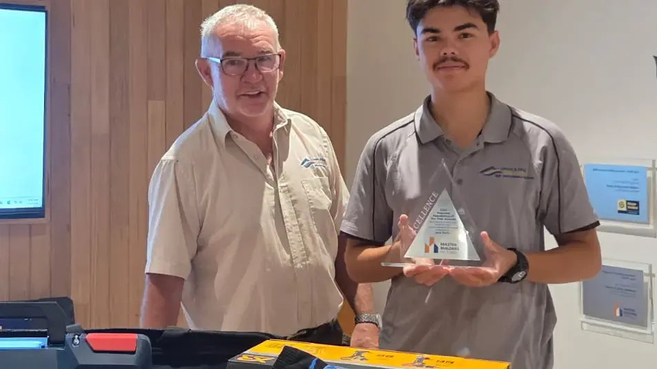 Jack's carpentry skills earn top apprentice honour