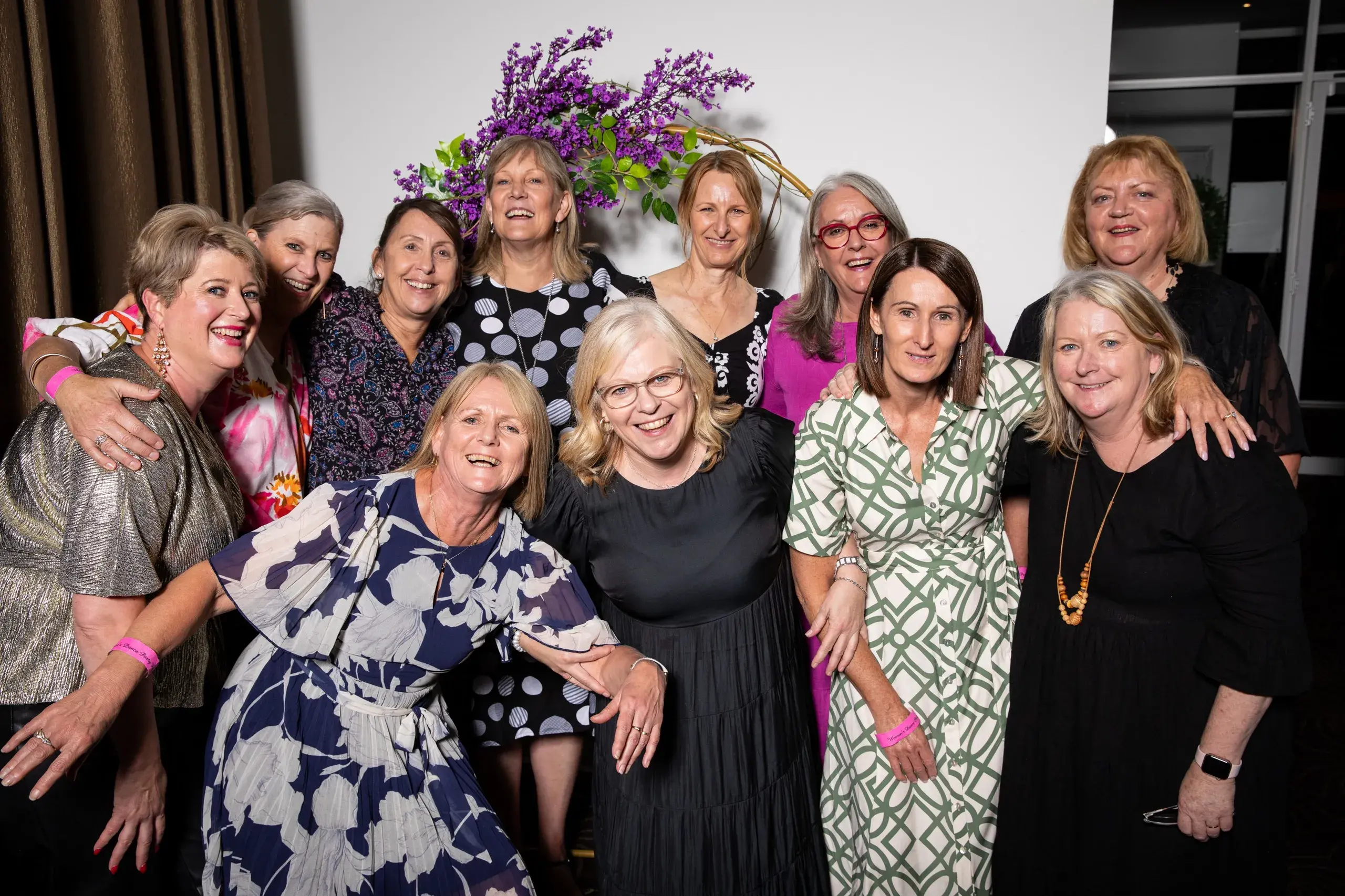 <p>PARTY LIKE IT\\'S 2025: Pictured having a great time at last year\\'s Women\\'s Dance Party were (from left, back row) Alli Martin, Kerrie Henderson, Marguerite Grant, Kim Saunders, Carolyn Schonafinger, Anna Sharrock, Mary-Ellen Cheshire, (front row) Deb Butler, Lea Ashton, Katrina Lindsay, and Liz Grant. PHOTO: Marc Bongers</p>\\n