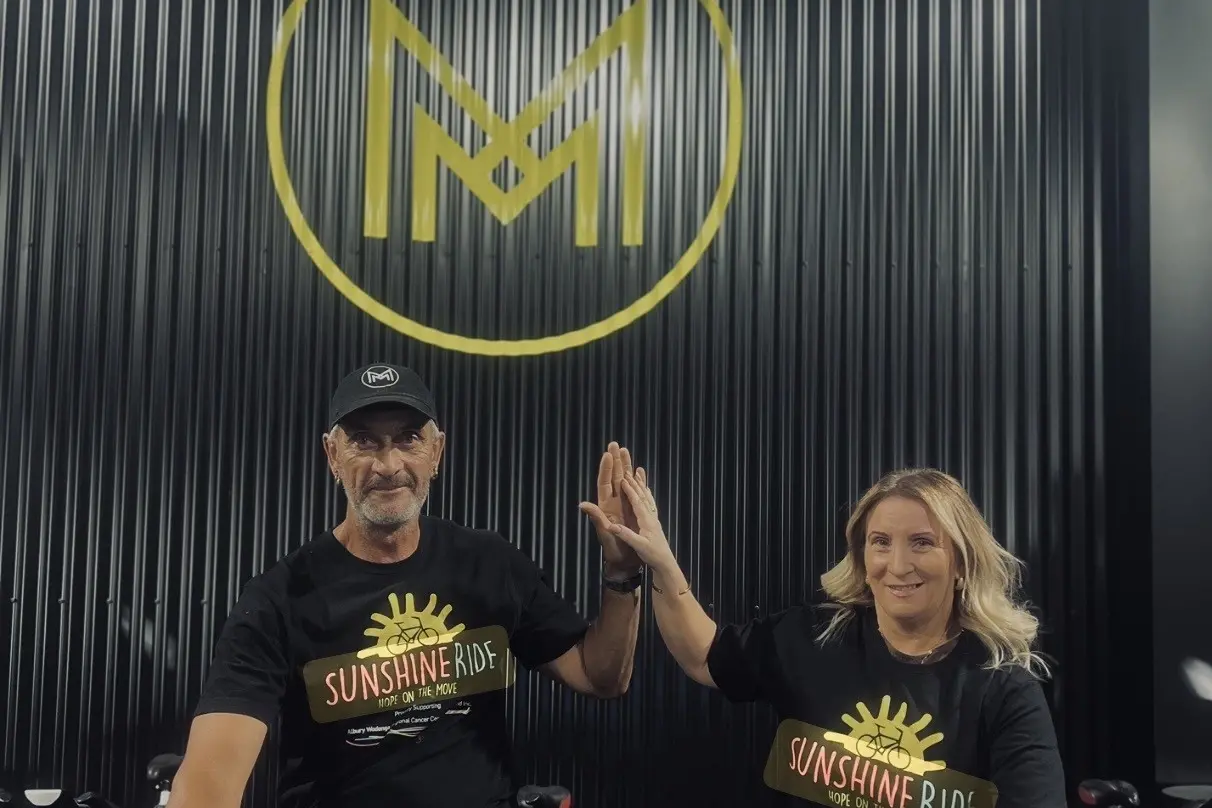 <p>TEAMWORK: Mike and Mel Paul will be raising funds for regional cancer support this Friday, 13 March by riding for 24 hours on an exercise bike.</p>\\n