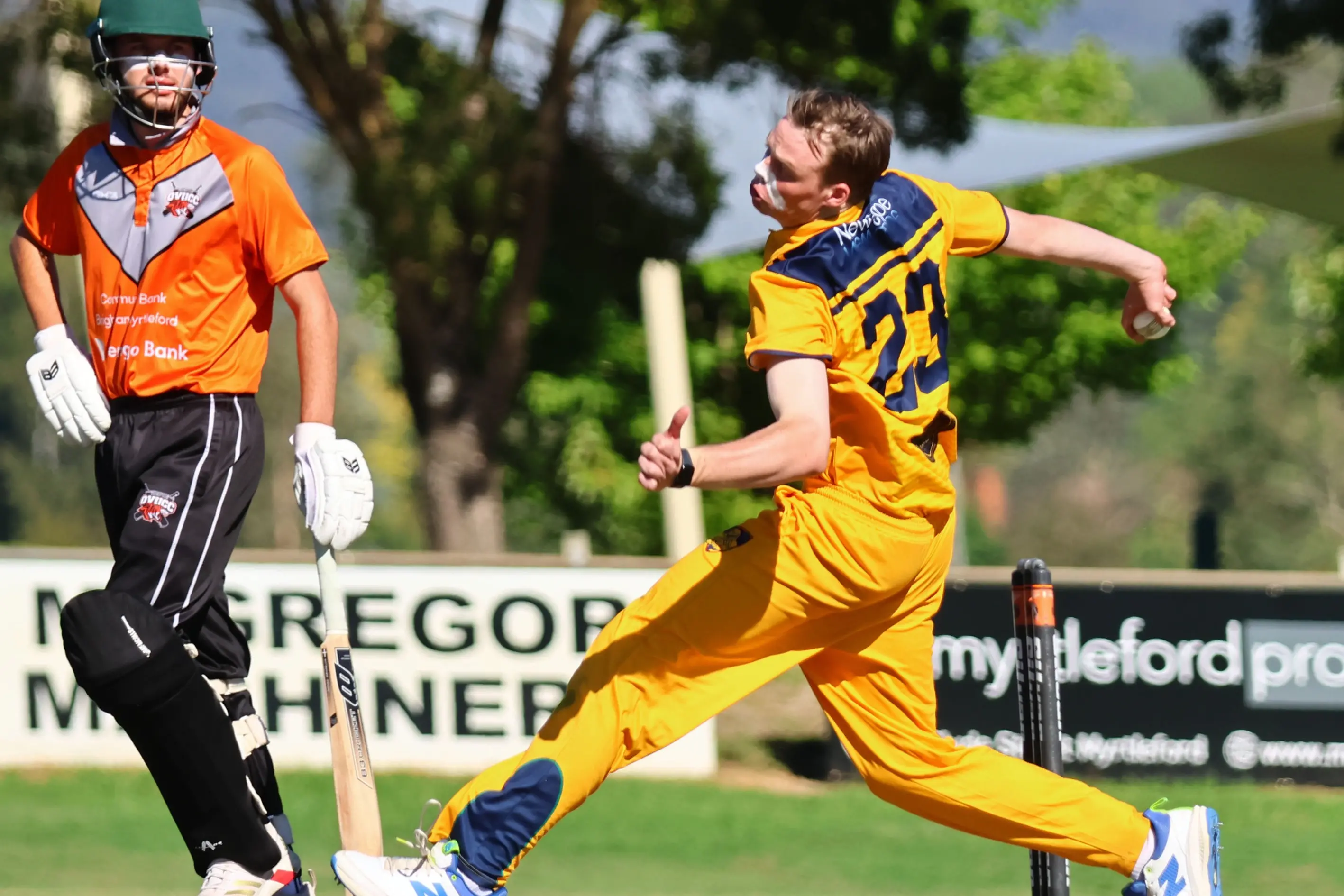 <p>REPLAY THE RESULT: Will Graham and the Hawks take on Ovens Valley United for the second time in as many weeks, with the victor through to the grand final. PHOTO: Janet Watt</p>\\n