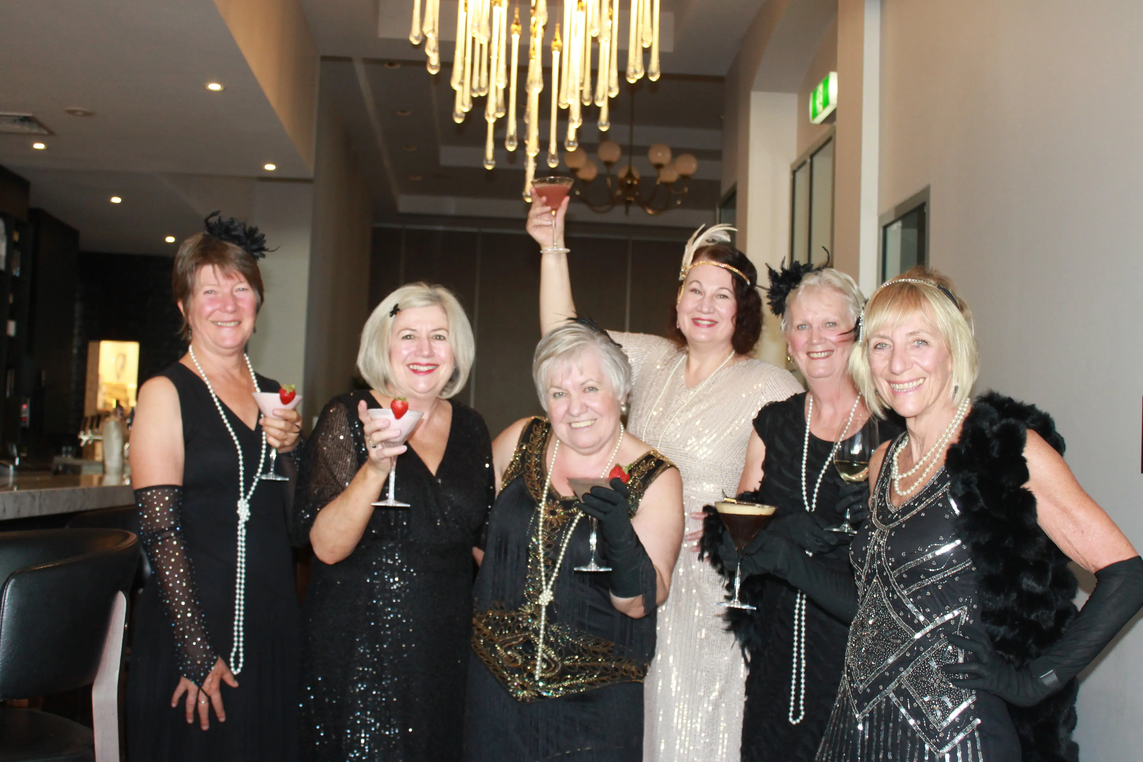 <p>WHAT A BLAST: Party girls (from left) Trudee Seymour, Clare Booth, Michelle Fordham, Jane Harvey, Janine Porter and Jenny Chivers (organiser) are ready to rock at the Women\\'s Dance Party Fundraiser this Friday. PHOTO: Grace Fredsberg</p>\\n