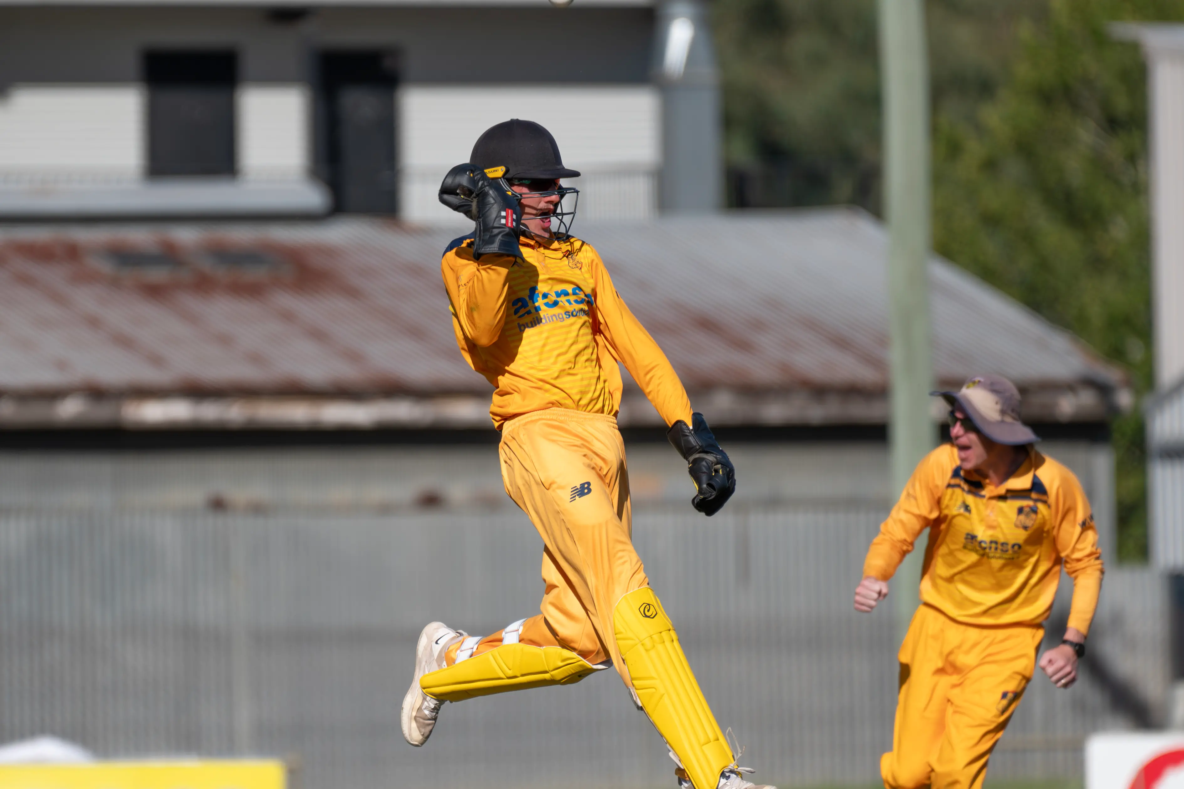 <p>YOU RIPPER!: Ryan Collier and Jeremy Wilson celebrate a wicket as Rovers United Bruck fight their way to a 22-run win over Ovens Valley to qualify for WDCA A grade grand final. PHOTO: Melissa Beattie</p>\\n