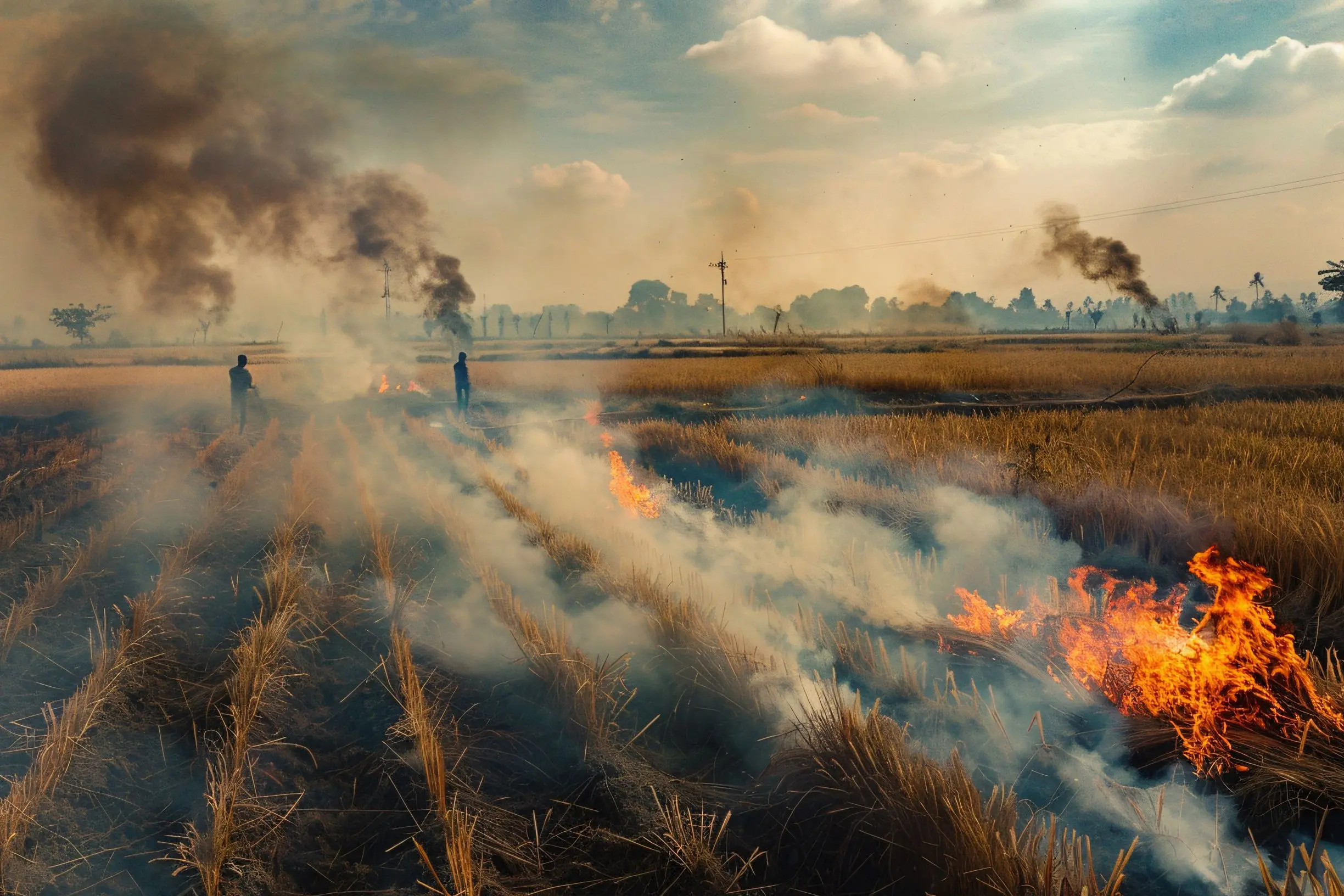<p>WHERE THERE\\'S SMOKE?: Public asked to consider whether a fire is a stubble burn by a farmer with a permit. IMAGE: AdobeStock/AI</p>\\n