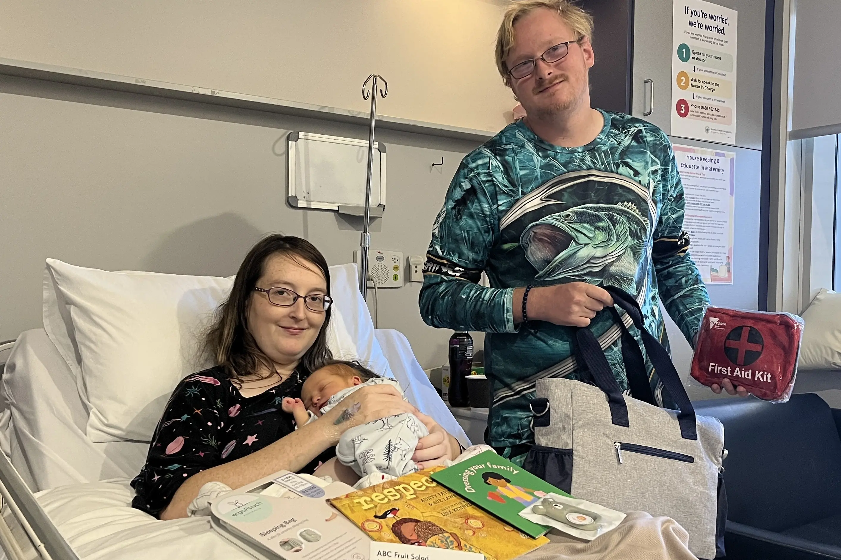 <p>SET FOR SUCCESS: Michael Clissold (right) and Danielle Carter welcomed Ryan to their family earlier this month, and are excited to start their parenting journey with their Baby Bundle. PHOTO: Grace Fredsberg</p>\\n
