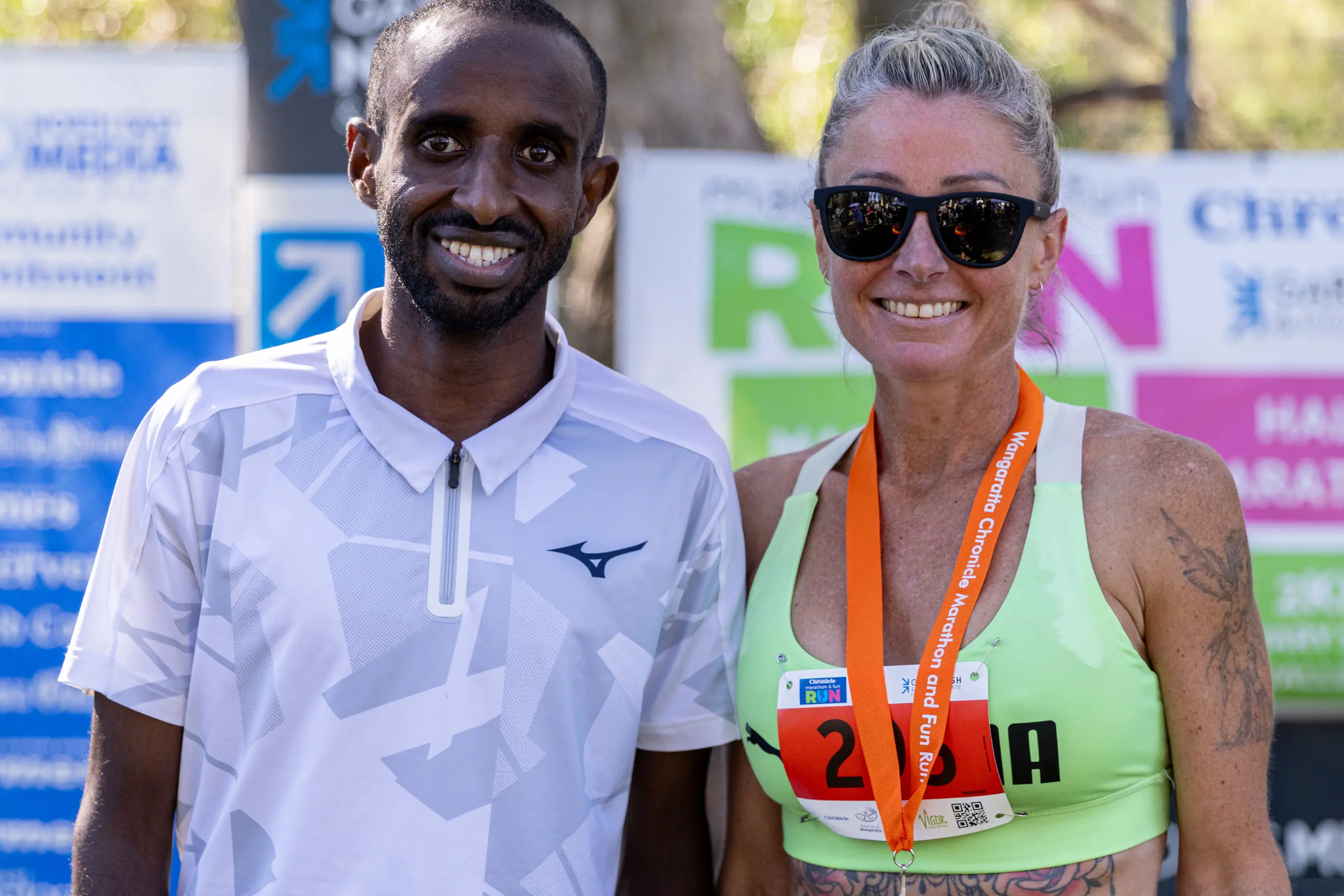 Abdi, Hayley defend their Wangaratta Marathon titles
