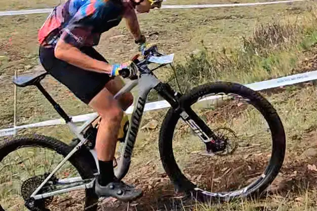 <p>HARD YAKKA: Levi Billings pushes himself to the limit during the National Mountain Bike Championships at Mount Buller.</p>\\n