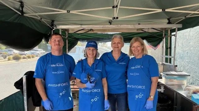 Sausage sizzle raises $1200 for Make-A-Wish