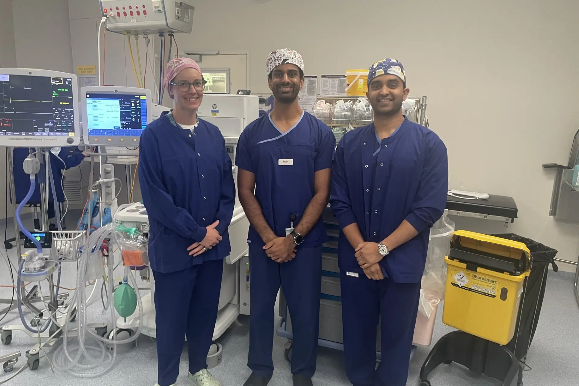 <p>REGIONAL HEALTH GROWTH: Specialist anaesthetist and director of anaesthesia Dr Jade Radnor believes the Victorian Regional Anaesthetic Training Network is providing vital support to regional health services, enlisting more trainees like Dr Mayank Koppa and Dr Chamath Jagoda. </p>\\n