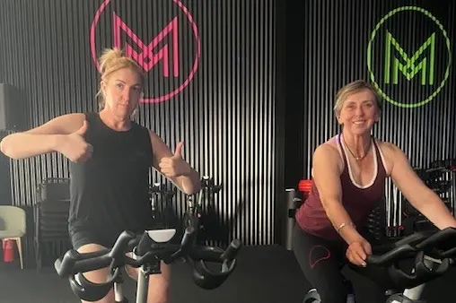 <p>RIDE IN STRIDE: Lisa Keogh and Dea McNamara took part in the 24-hour ride.</p>\\n