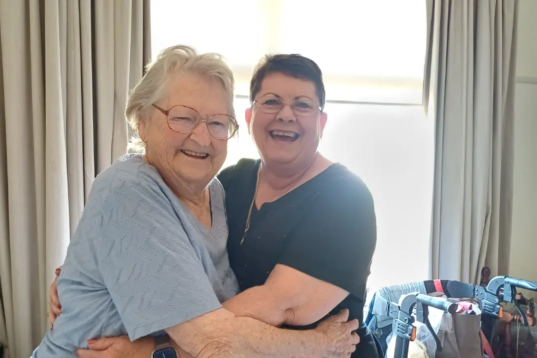 <p>FRIENDSHIP: Phyllis Thomas and Carol Blight share cups of tea, stories, memories and laughter.</p>\\n