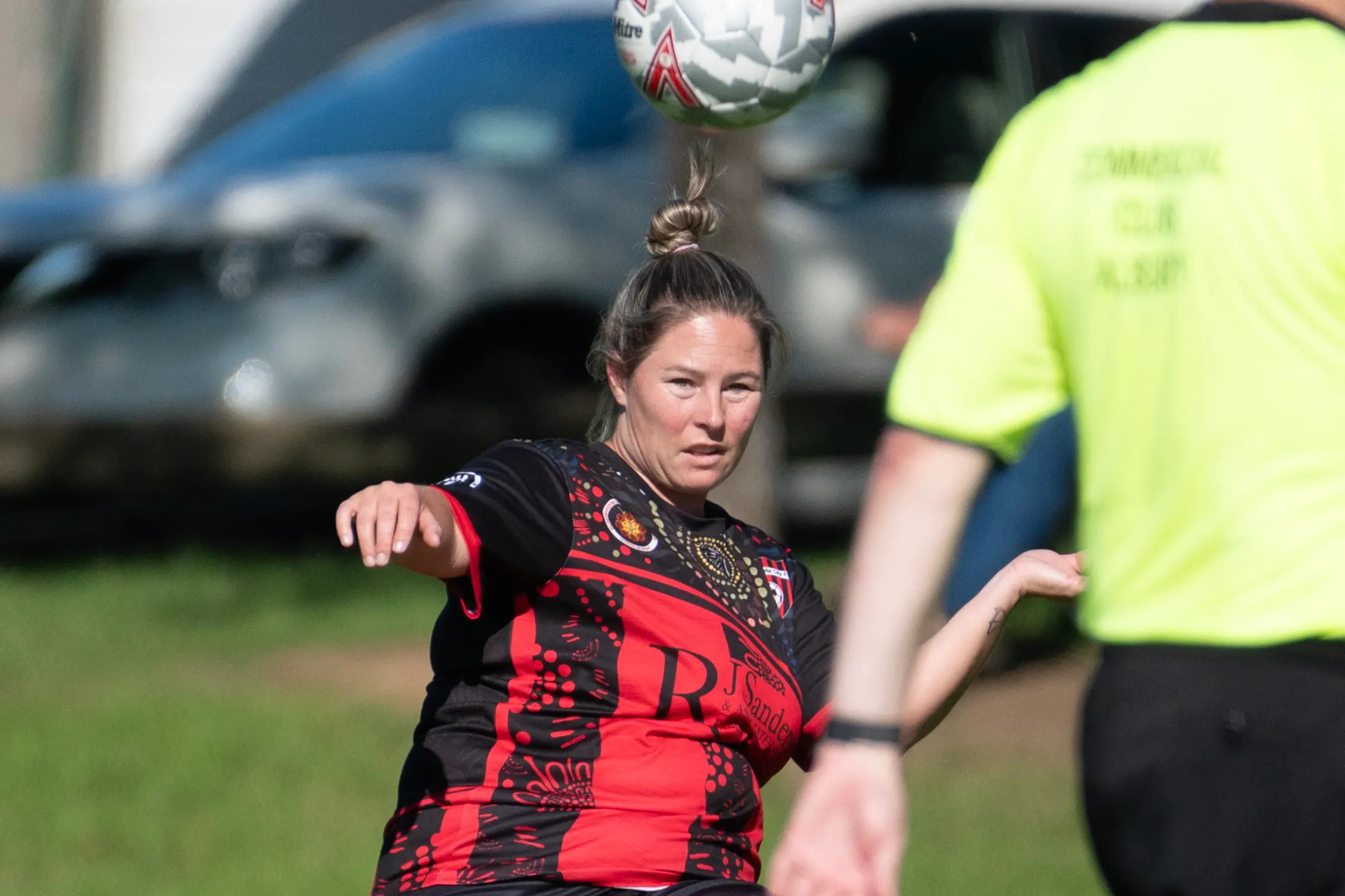 <p>PLAYMAKER: Katarina Carmody was involved in both of the Lady Devils goals in their win over Melrose FC on Sunday. PHOTO: Melissa Beattie</p>\\n