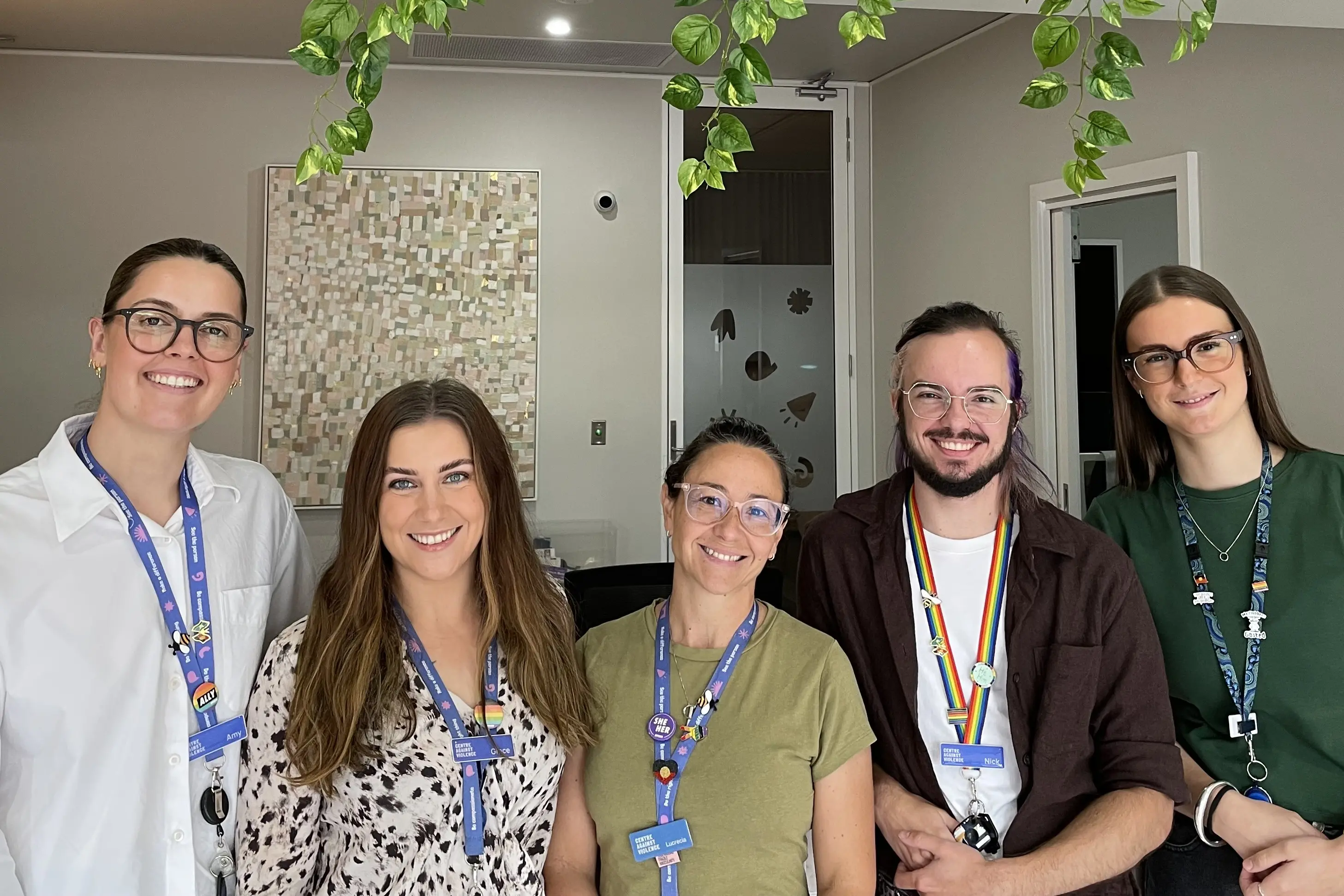 <p>IN YOUR OWN TIME: As part of Sexual Assault Awareness Month Amy Collins, Grace Stratton, Lucrecia Cardona, Nick Mason, and Chelsea James from CAV encourage  anyone who has been impacted, whether recently or many years ago, to reach out if and when they feel ready.</p>\\n