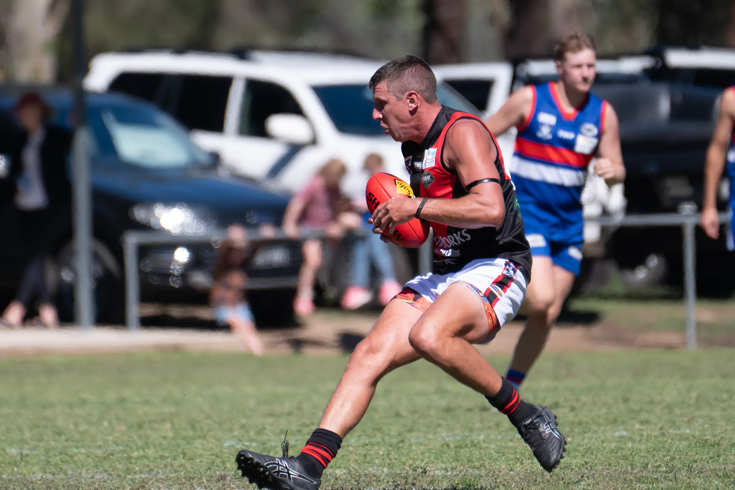<p>BALL MAGNET: Jackson Sole has been on fire through the start of the season for the Bombers, winning plenty of contested footy. PHOTO: Melissa Beattie</p>\\n