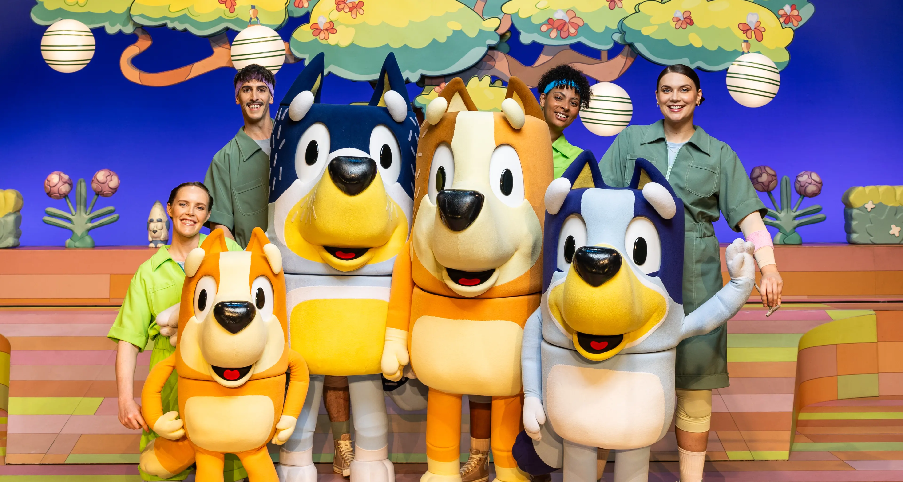 Join Bluey, Bingo, Mum, Dad and friends for a fun-filled live stage adventure