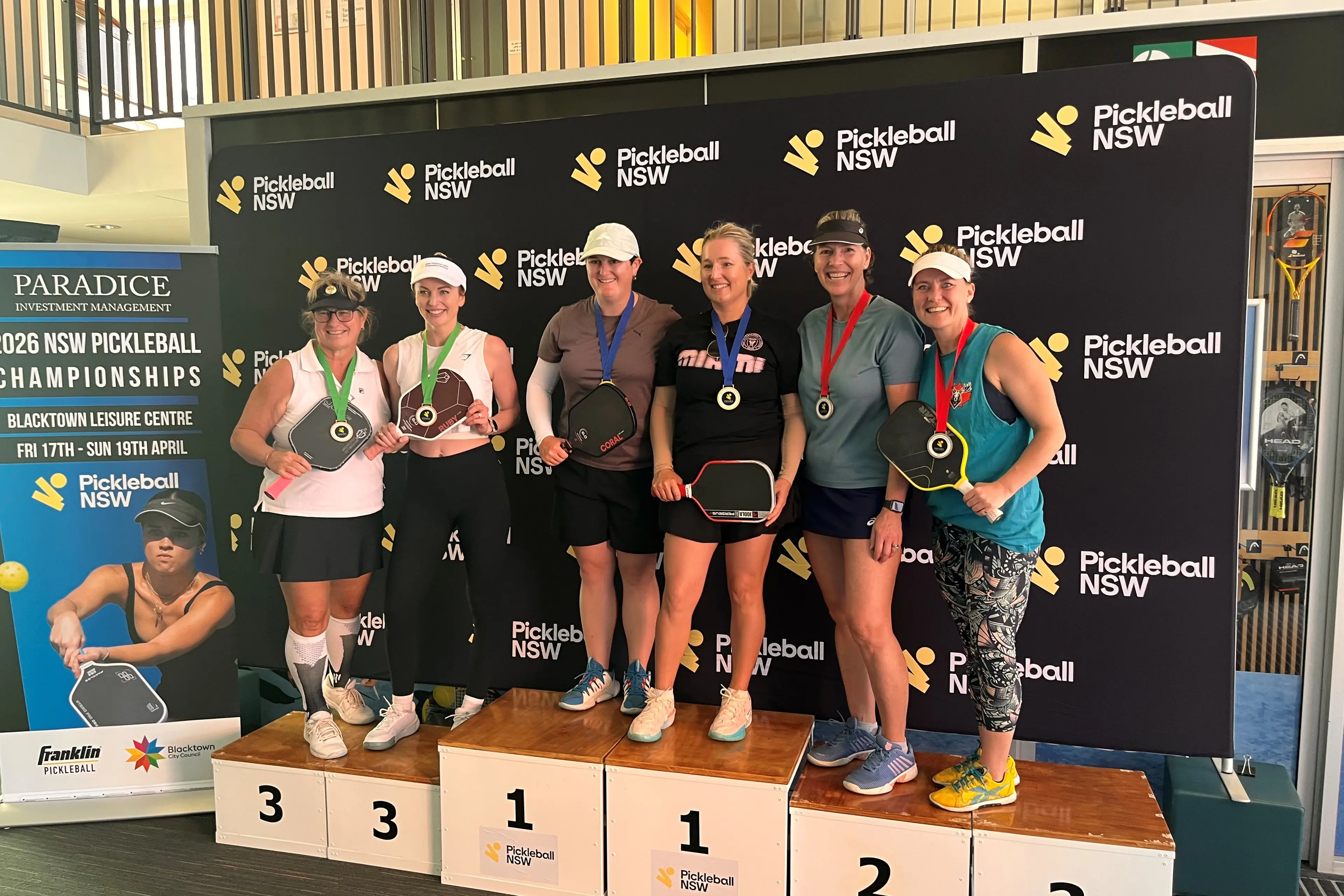 <p>MORE SUCCESS: Tracy Loyst (far right) claimed silver at last weekend\\u2019s New South Wales Pickleball Championships. </p>\\n