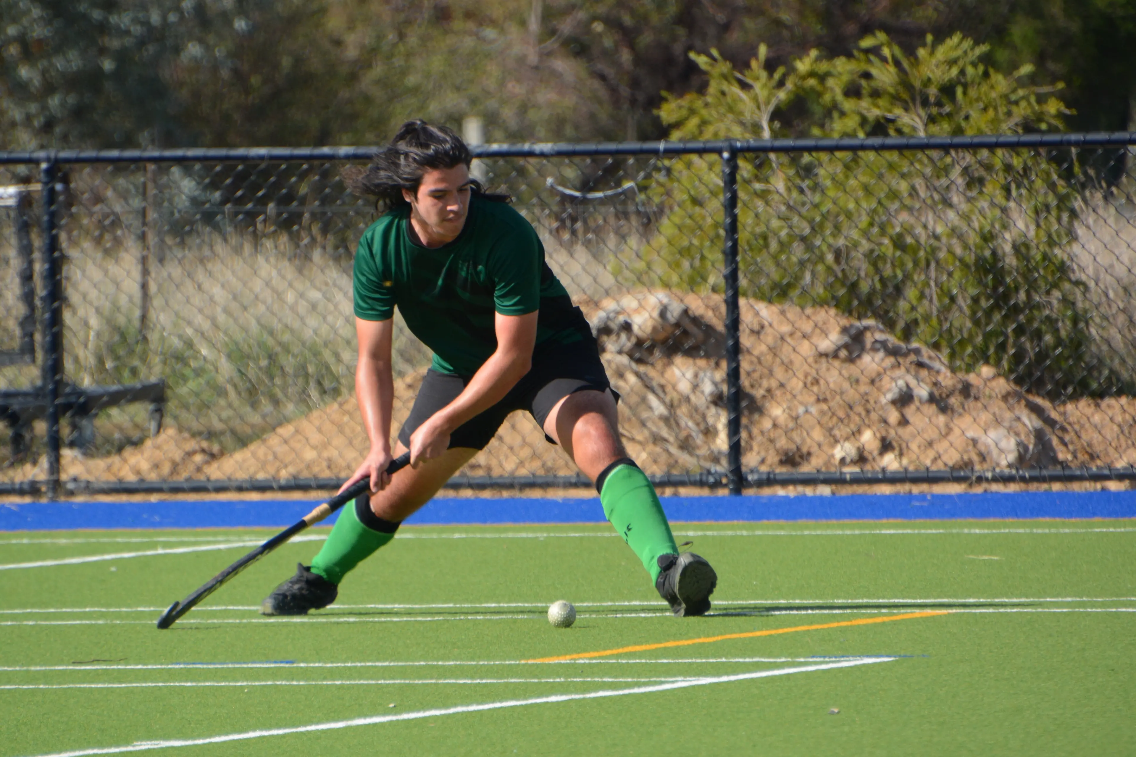 <p>POWER STRIKE: Xavier Bennett steps into the shot. PHOTO: Kylie Samson</p>\\n