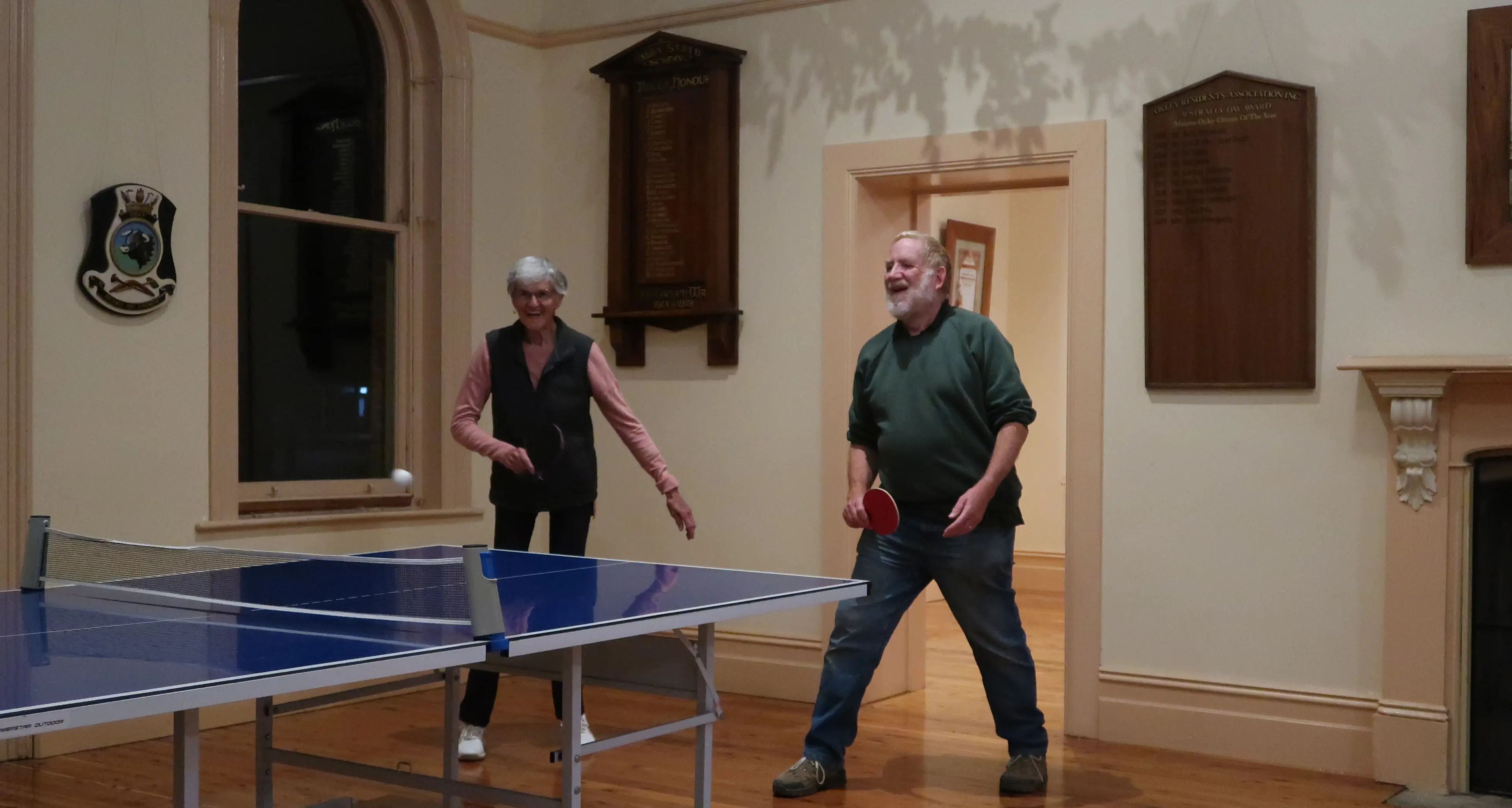 Oxley social table tennis in full swing