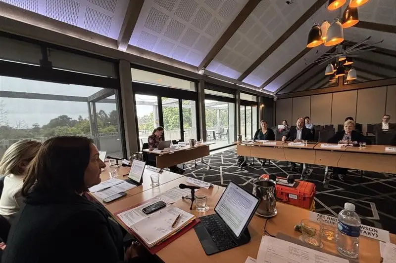 <p>CHANGE FRAMEWORK: Rural City of Wangaratta CEO Matt Nelson and Mayor Irene Grant (background) tell a federal inquiry how tough it is for local government to balance the books especially after natural disasters. Cost shifting from other governments has also impacted the provision of essential services.</p>\\n
