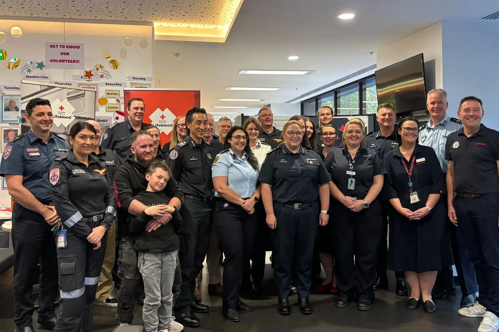 CFA members roll up sleeves as blood drive kicks off