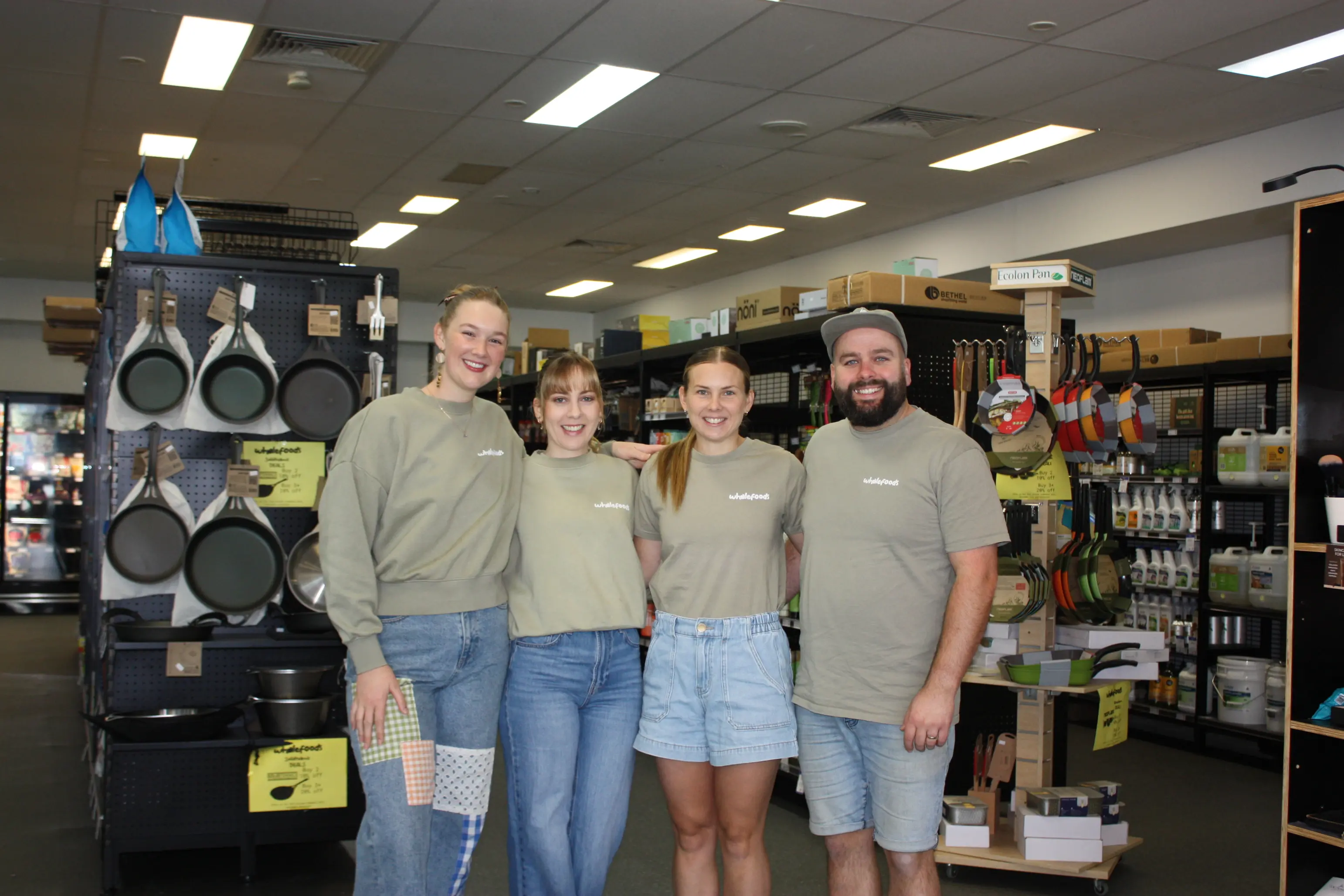 <p>REOPENING: The Wangaratta Wholefoods team, including Letesha Thompson, Bec Parks, Kacey and Jerry O\\'Callaghan, are excited to see the new expansion come to fruition this Saturday. </p>\\n