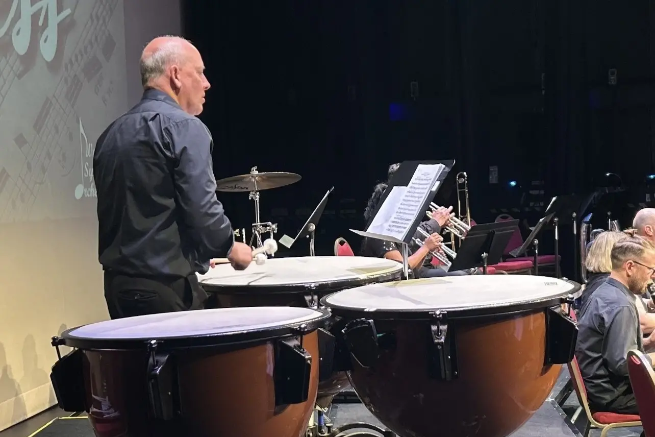 <p>SOUNDS OF PERCUSSION: David Ashfield playing the timpani at a previous performance. Hear his percussion playing first hand at \\'Echoes of the Wild\\' with the rest of the Wangaratta Symphony Orchestra. </p>\\n