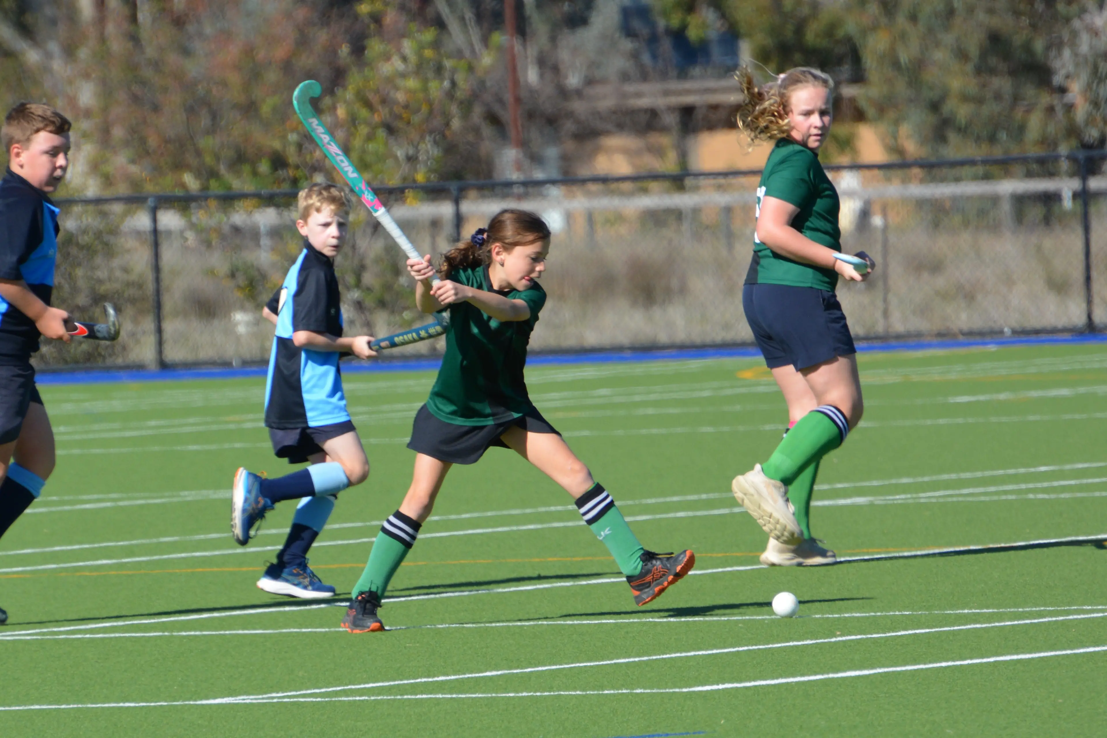 <p>HUGE SWING: Pippa Reilly winds up to absolutely clobber the ball in her match for the Dragons. PHOTOS: Kylie Samson</p>\\n