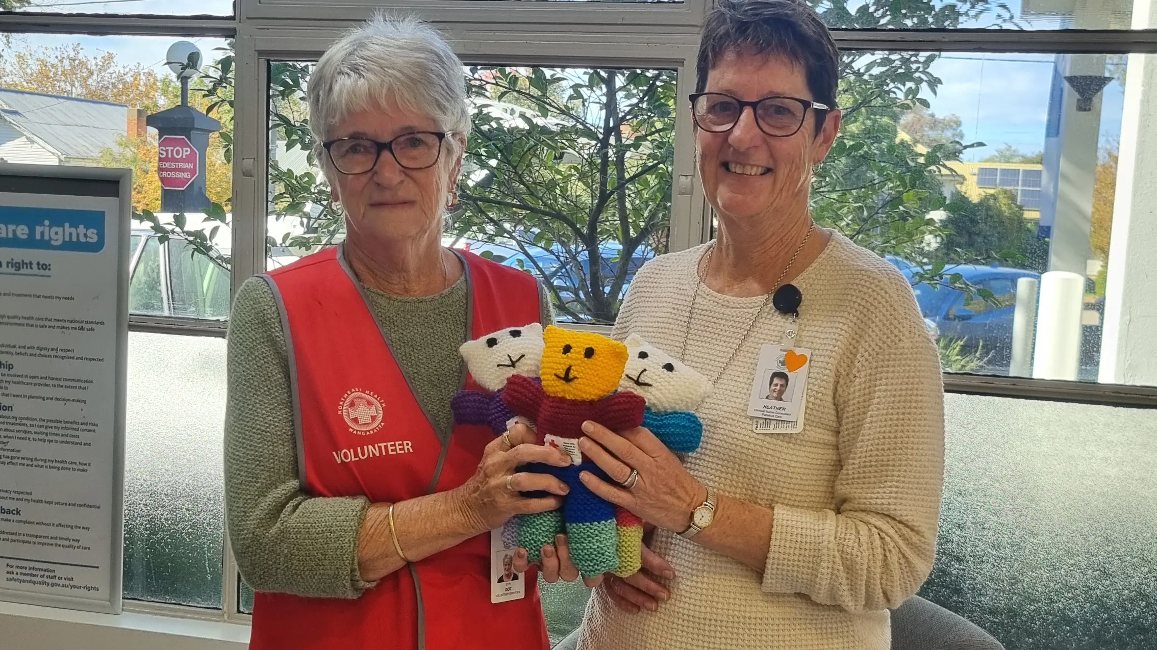 Volunteers stitch comfort for NHW patients