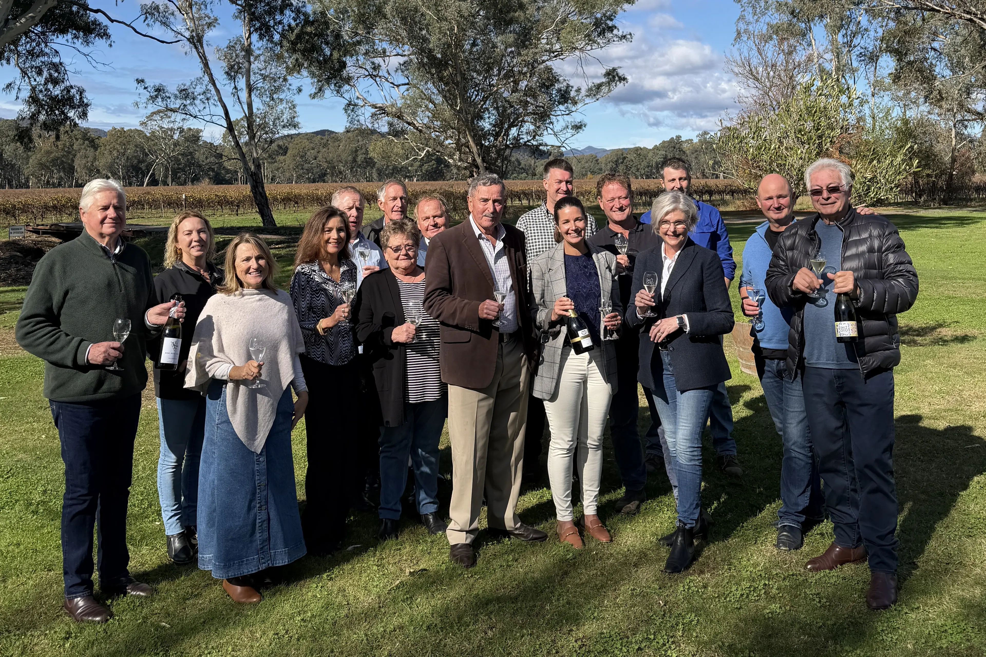 <p>CORKS POPPING: Indi MP Helen Haines and King Valley and other North East winemakers celebrate the right to keep using the term prosecco for the product.</p>\\n