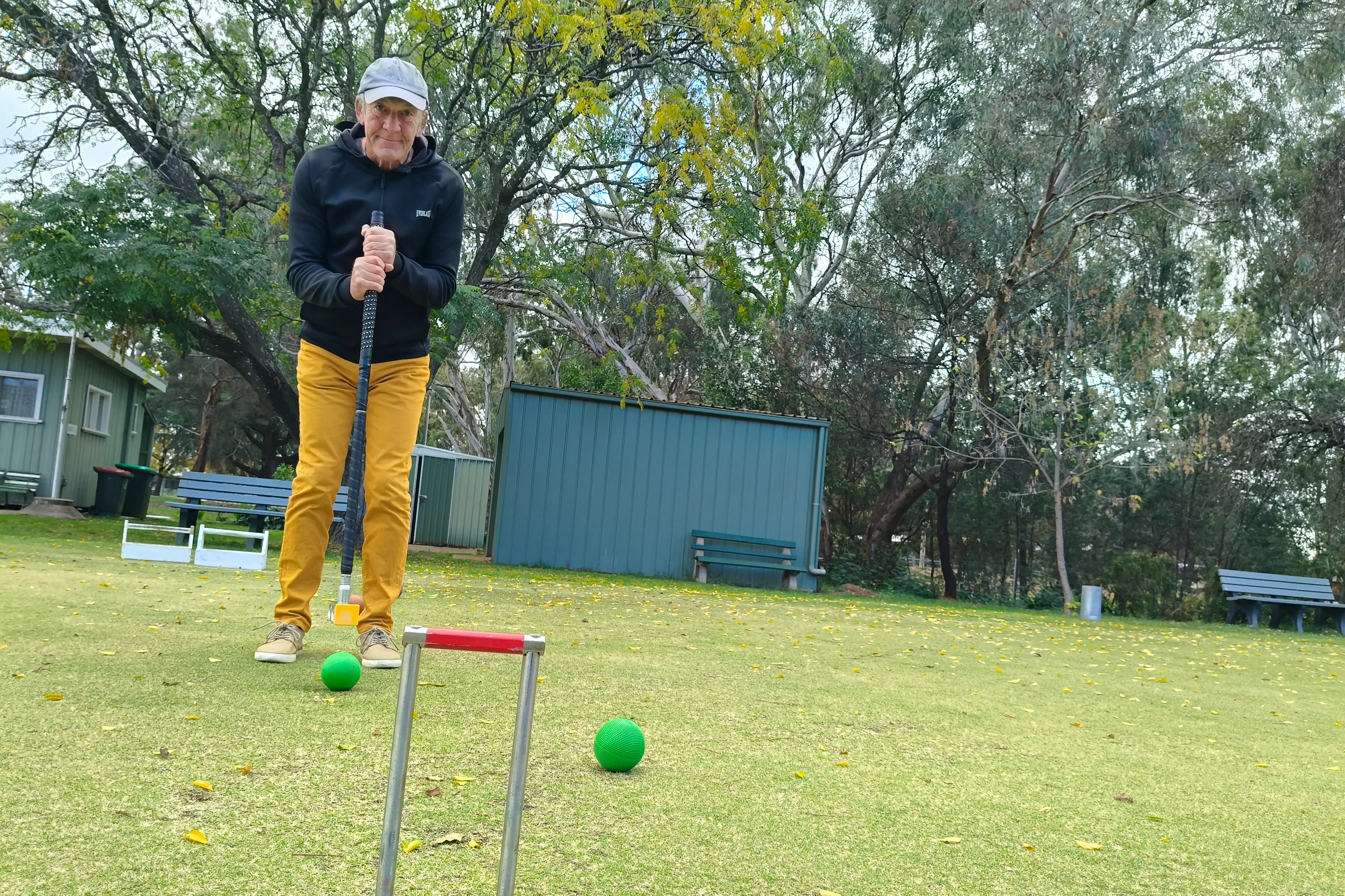 <p>BRITAIN BOUND: Wangaratta Croquet Club member Andy Barbero flies out to the UK on Monday to compete in the British Croquet Association Open Championship at the end of June. PHOTO: Shane Douthie</p>\\n