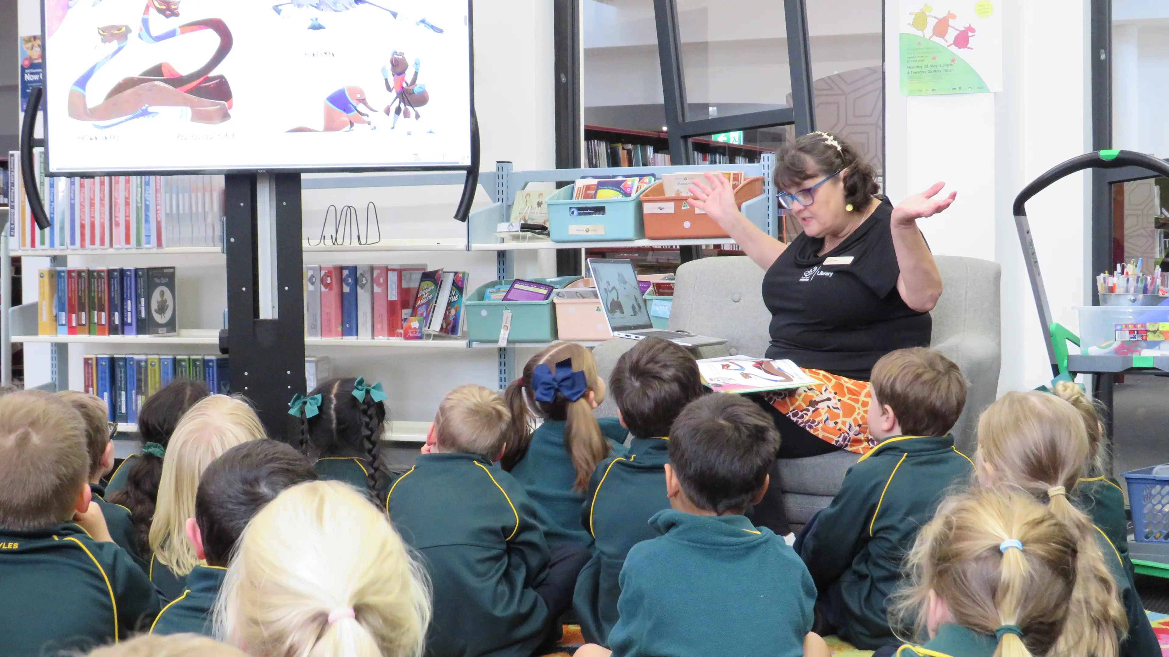 Library joins in simultaneous storytime