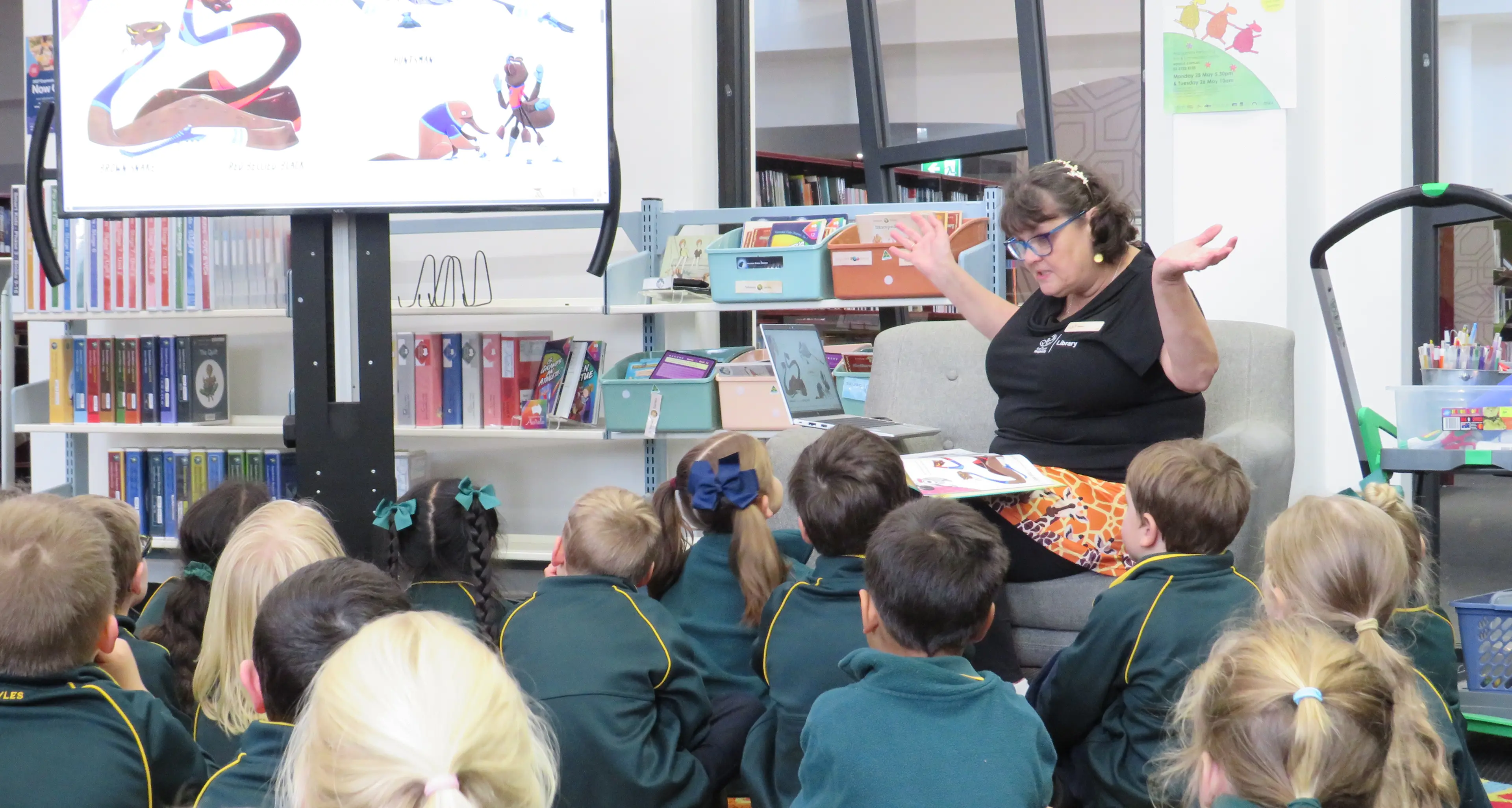 Library joins in simultaneous storytime
